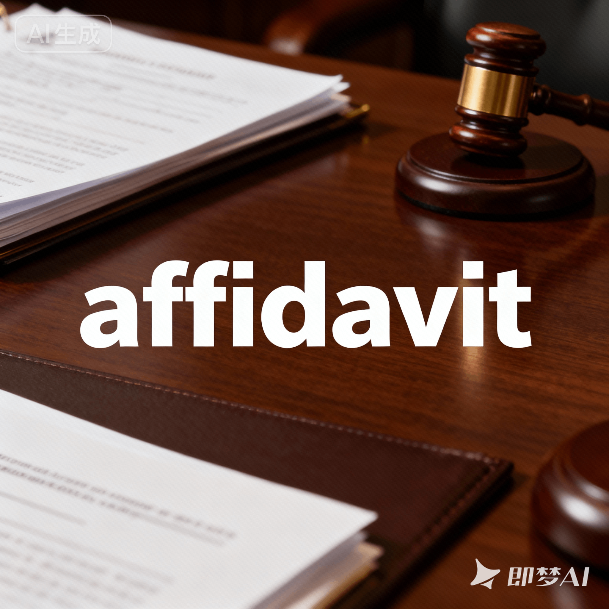 affidavit是什么意思_affidavit怎么读_音标ˌæfəˈdeɪvɪt