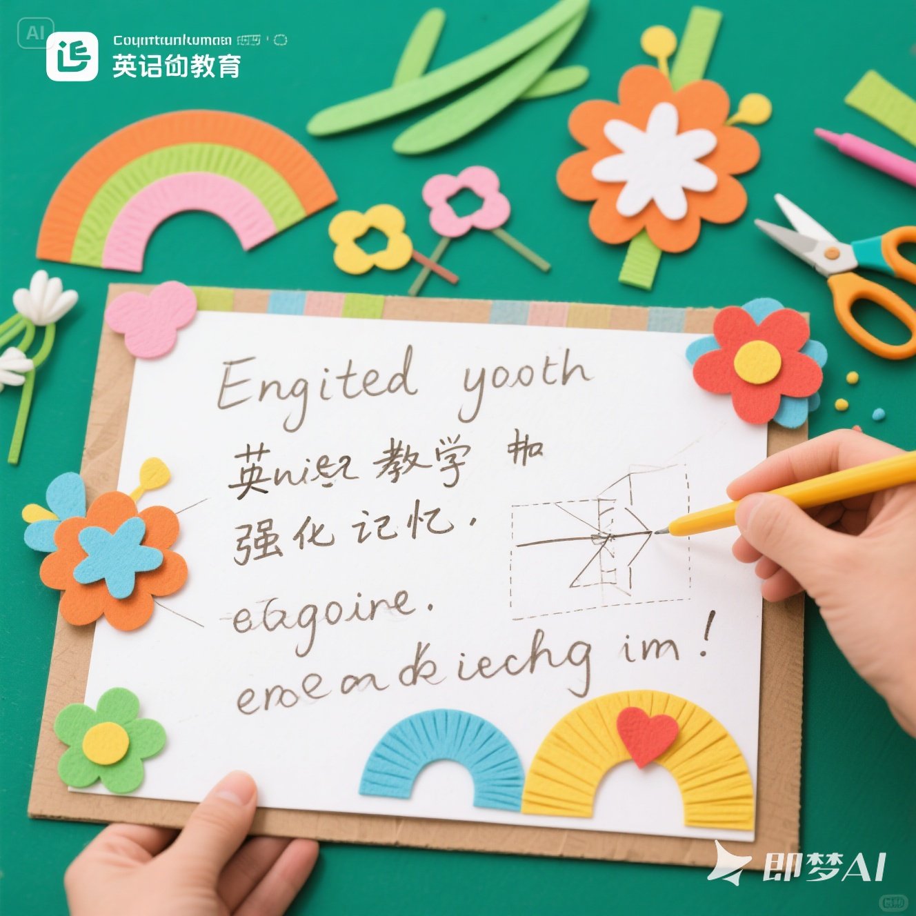 英语字母徽章的手工制作流程？
