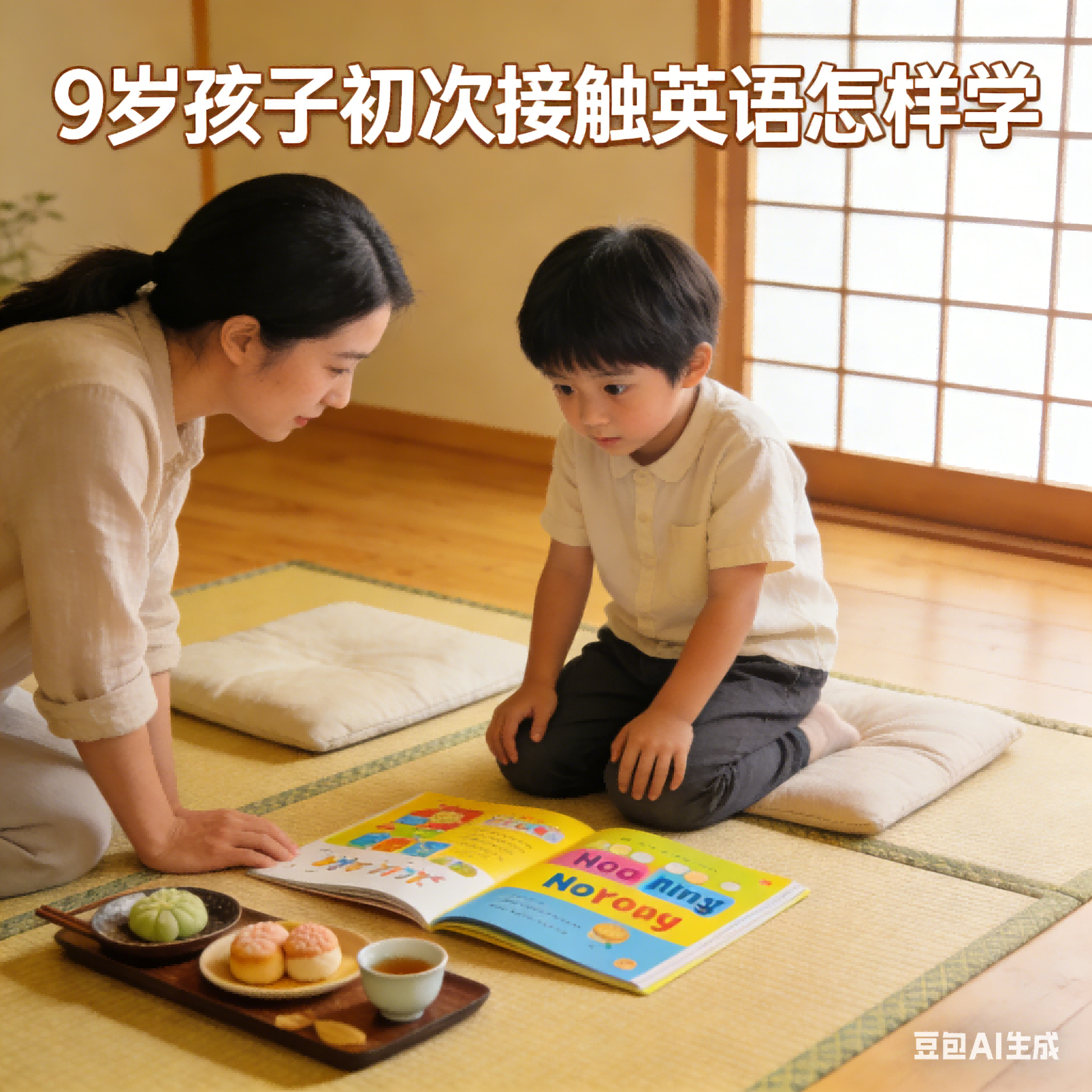 9岁孩子初次接触英语怎样学