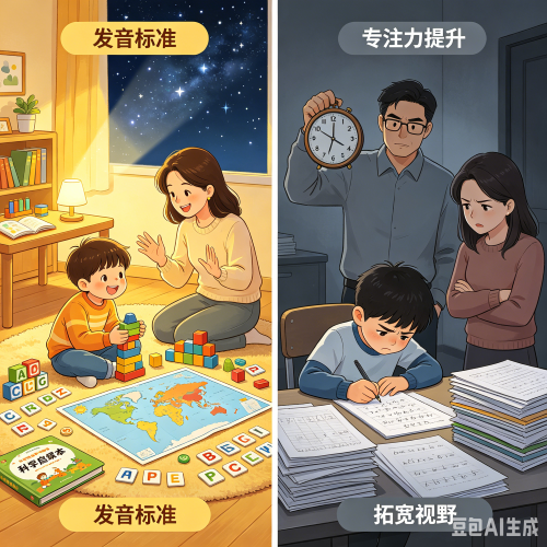 启蒙英语有什么好处和坏处