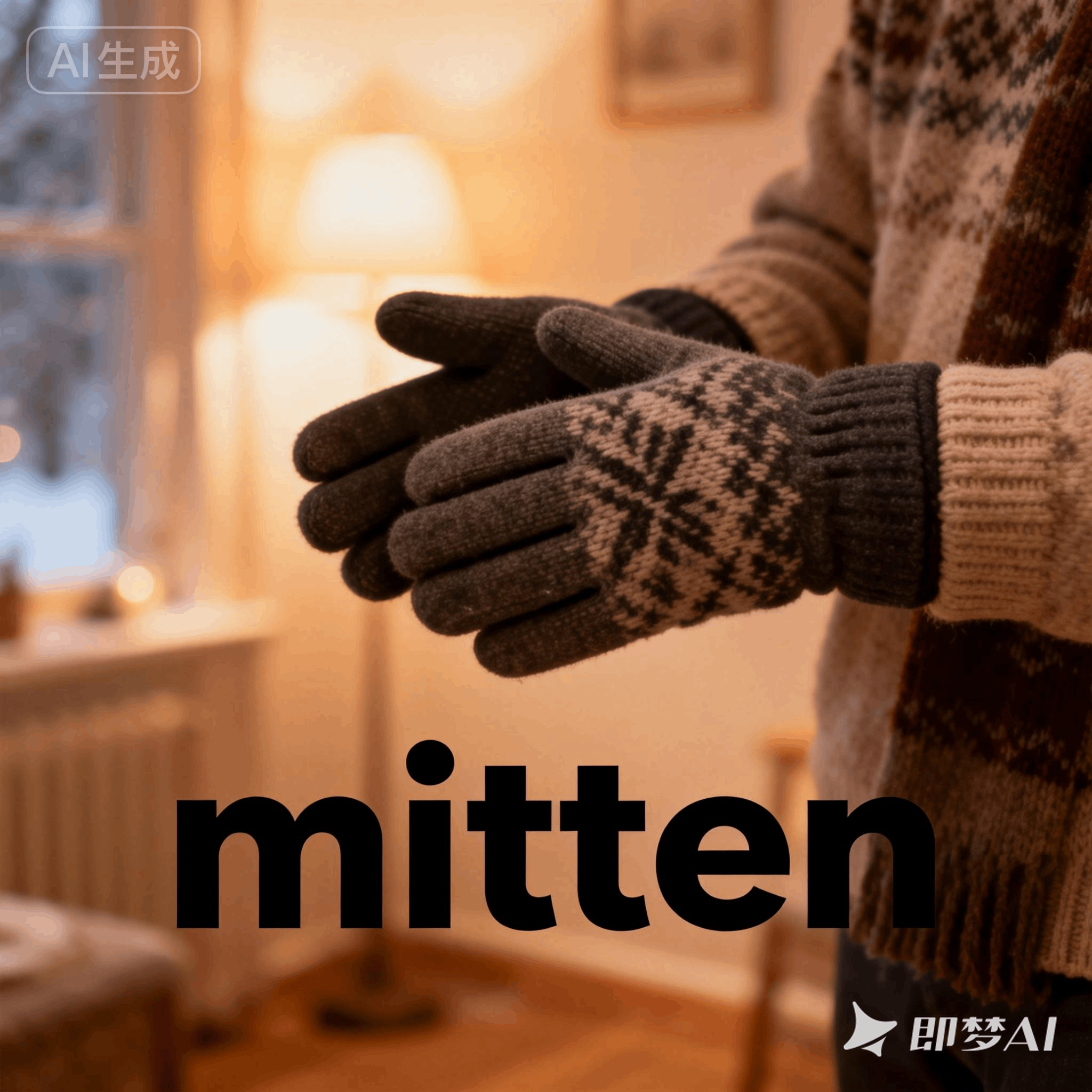 mitten是什么意思_mitten怎么读_音标ˈmɪtn