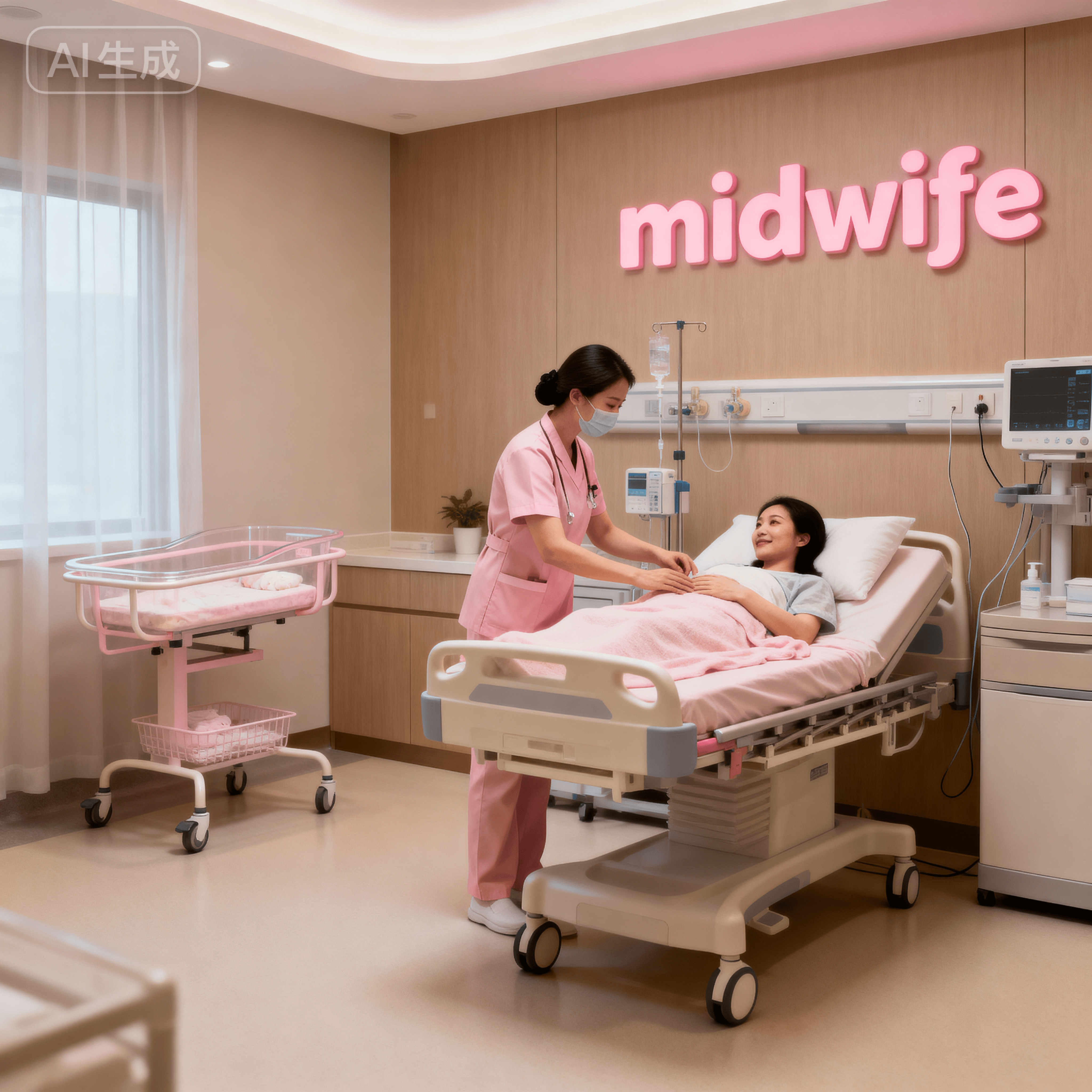 midwife是什么意思_midwife怎么读_音标ˈmɪdwaɪf