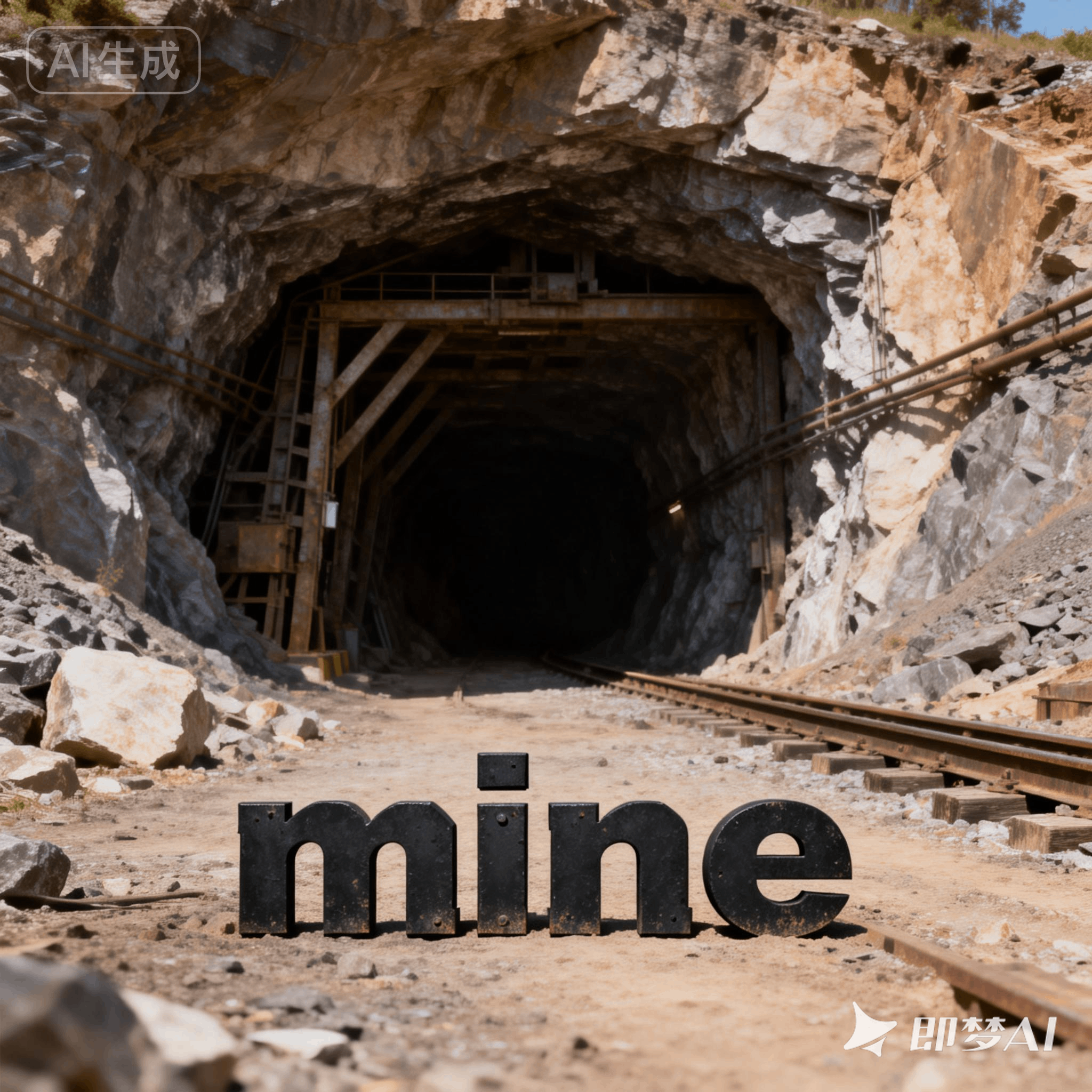 mine是什么意思_mine怎么读_音标maɪn