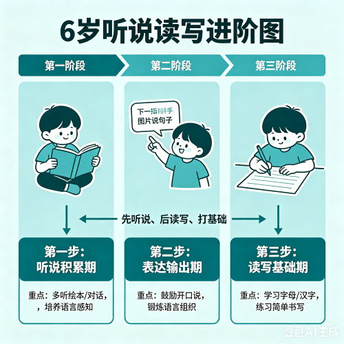 6岁学英语的正确顺序
