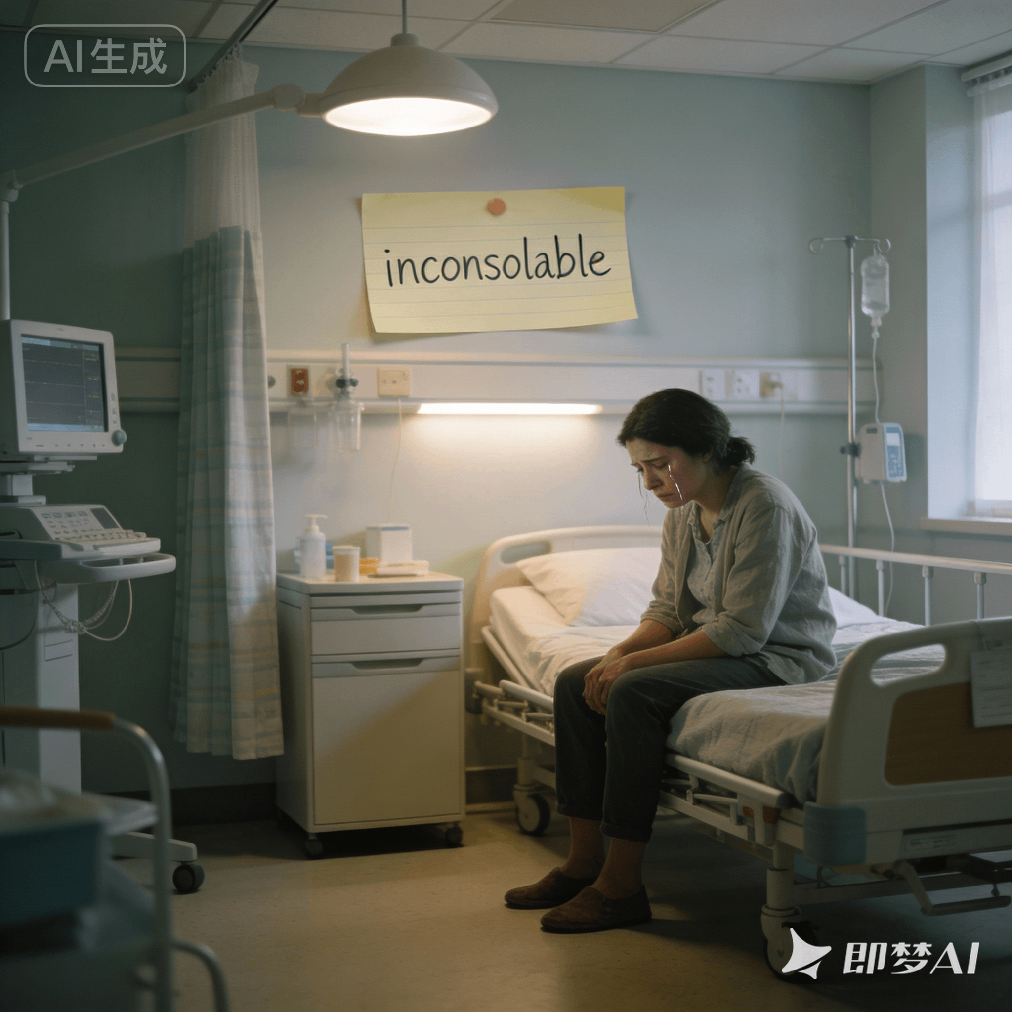 inconsolable是什么意思_inconsolable怎么读_音标ˌɪnkənˈsəʊləbl