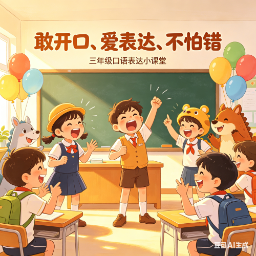 三年级英语口语练习