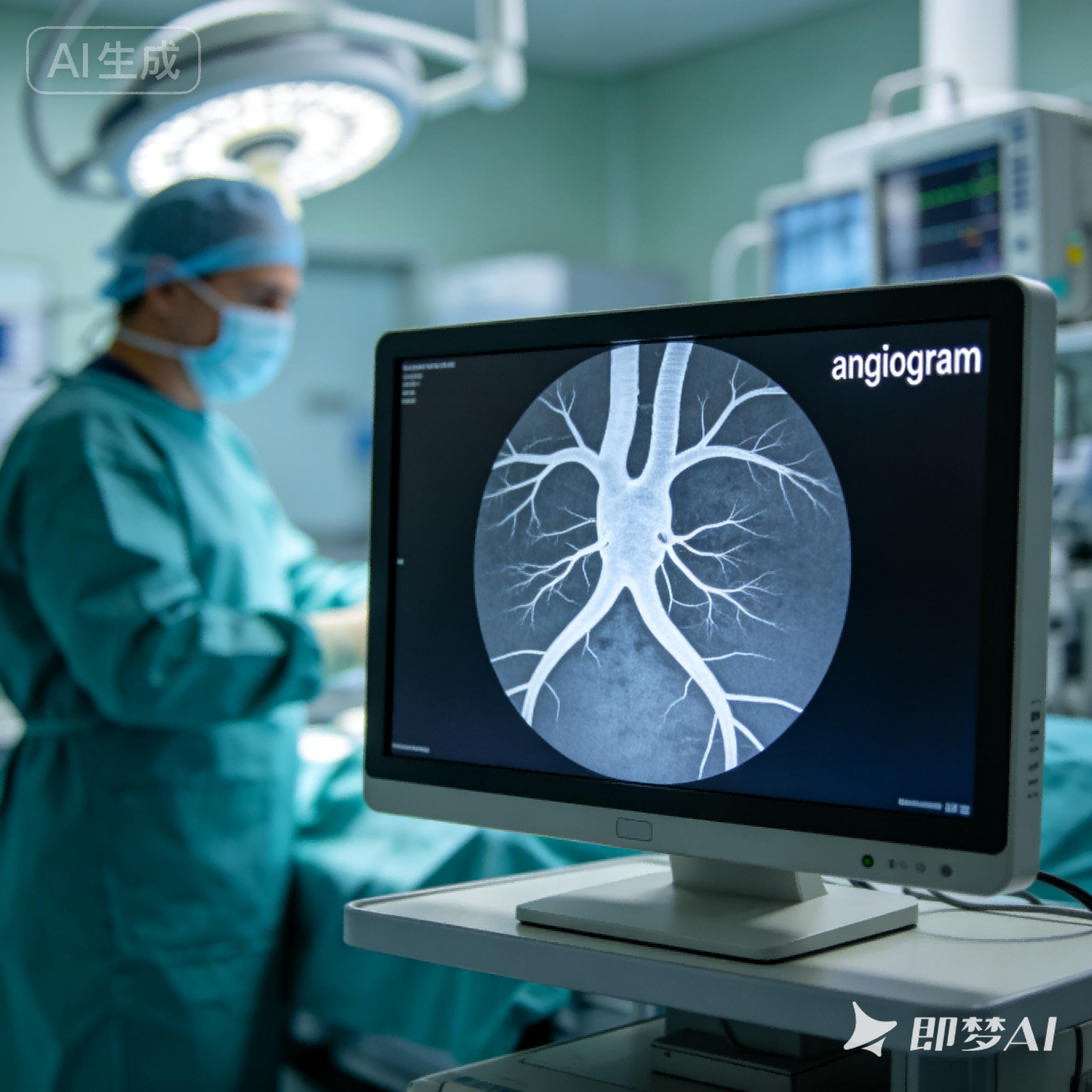 angiogram是什么意思_angiogram怎么读_音标'ɑnjɪə'grɑm