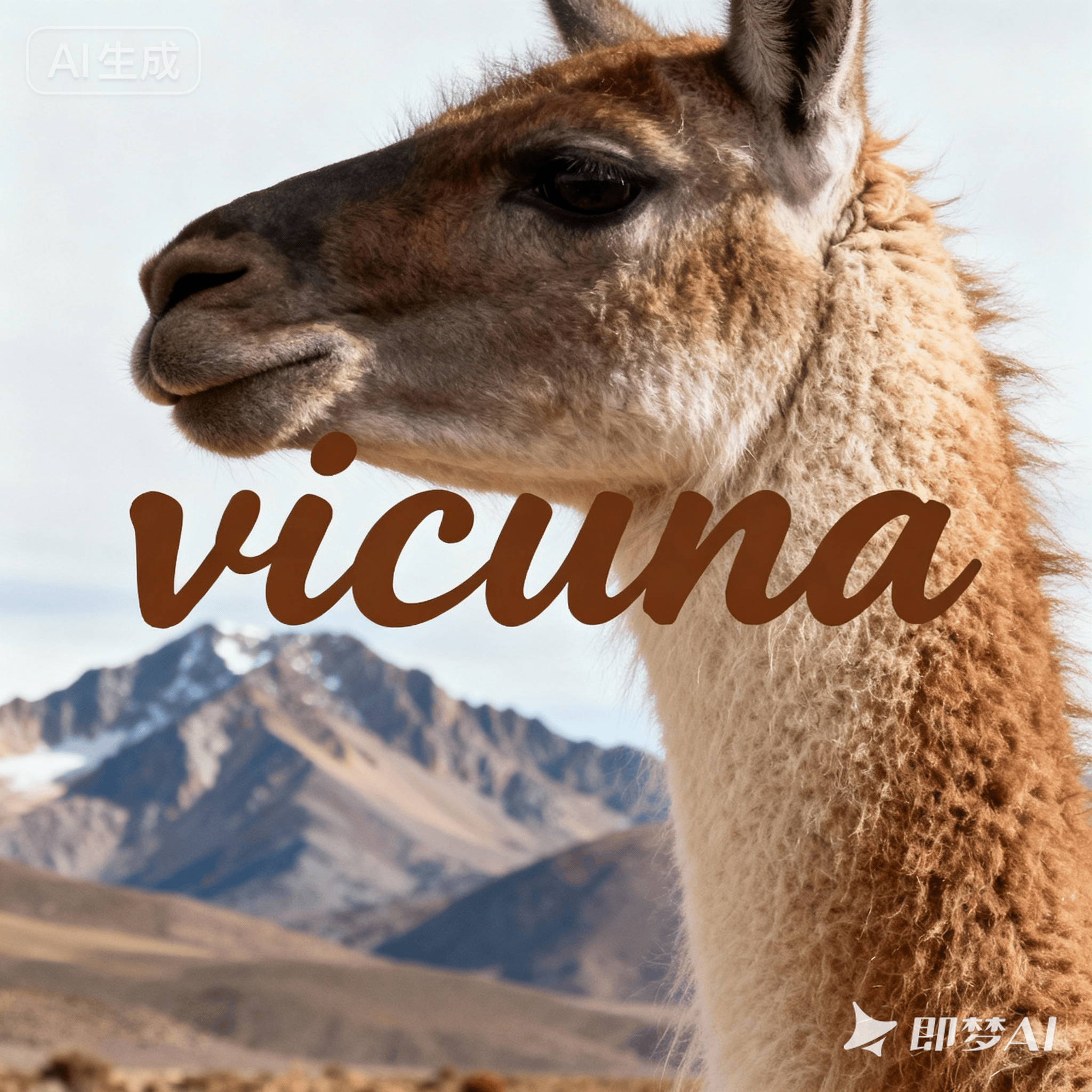 vicuna是什么意思_vicuna怎么读_音标vɪ'kju-nə