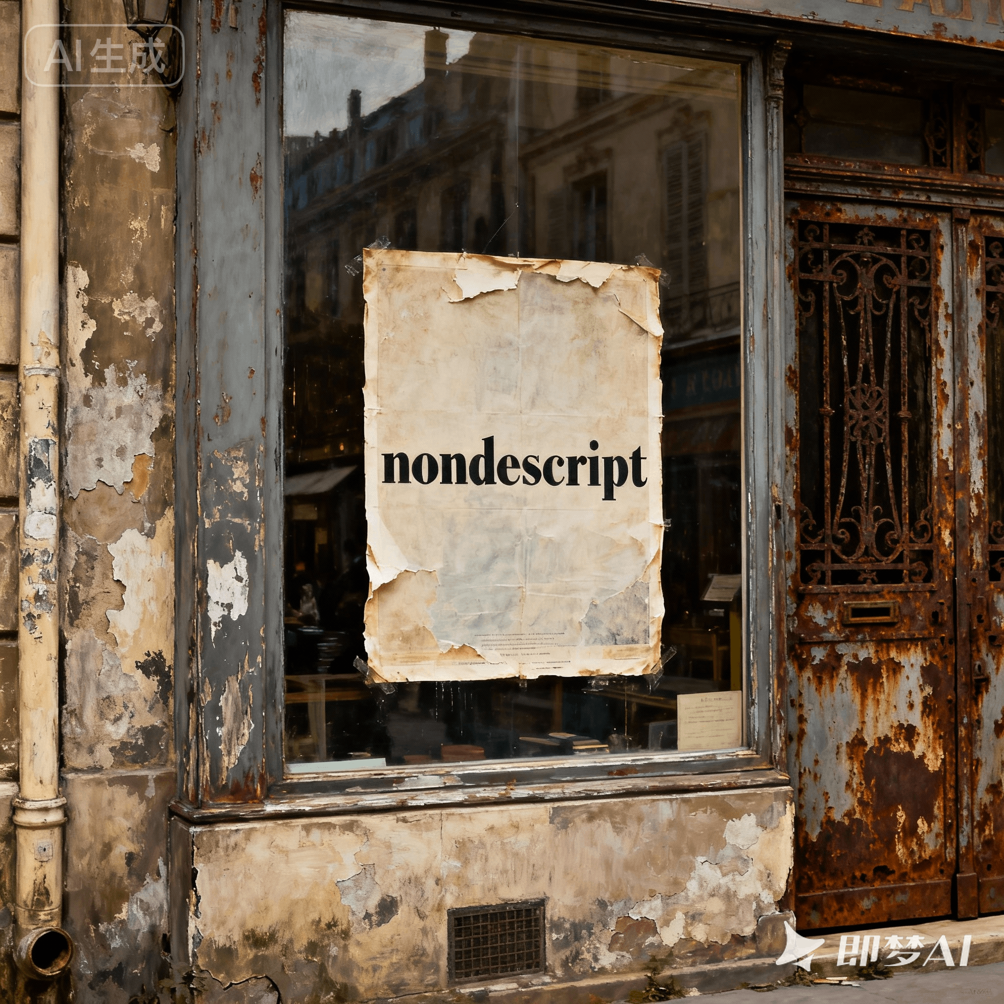 nondescript是什么意思_nondescript怎么读_音标ˈnɒndɪskrɪpt