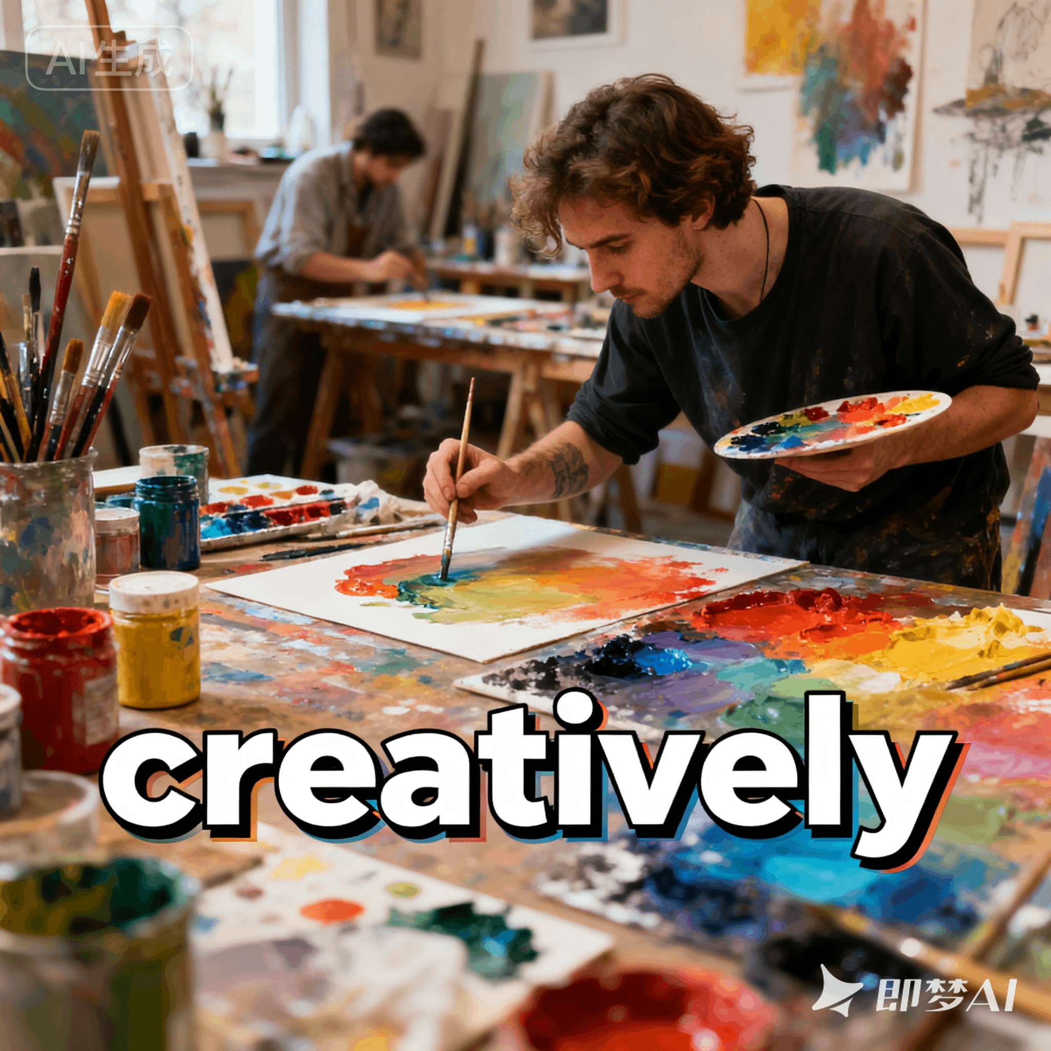 creatively是什么意思_creatively怎么读_音标krɪ'eɪtɪvlɪ