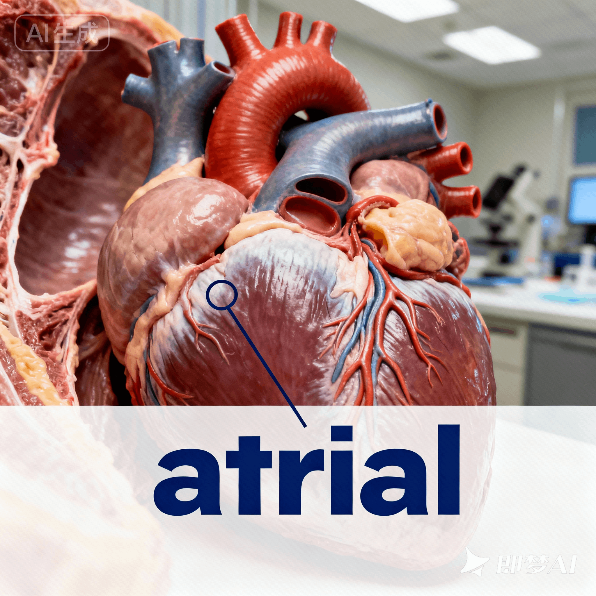 atrial是什么意思_atrial怎么读_音标treəl