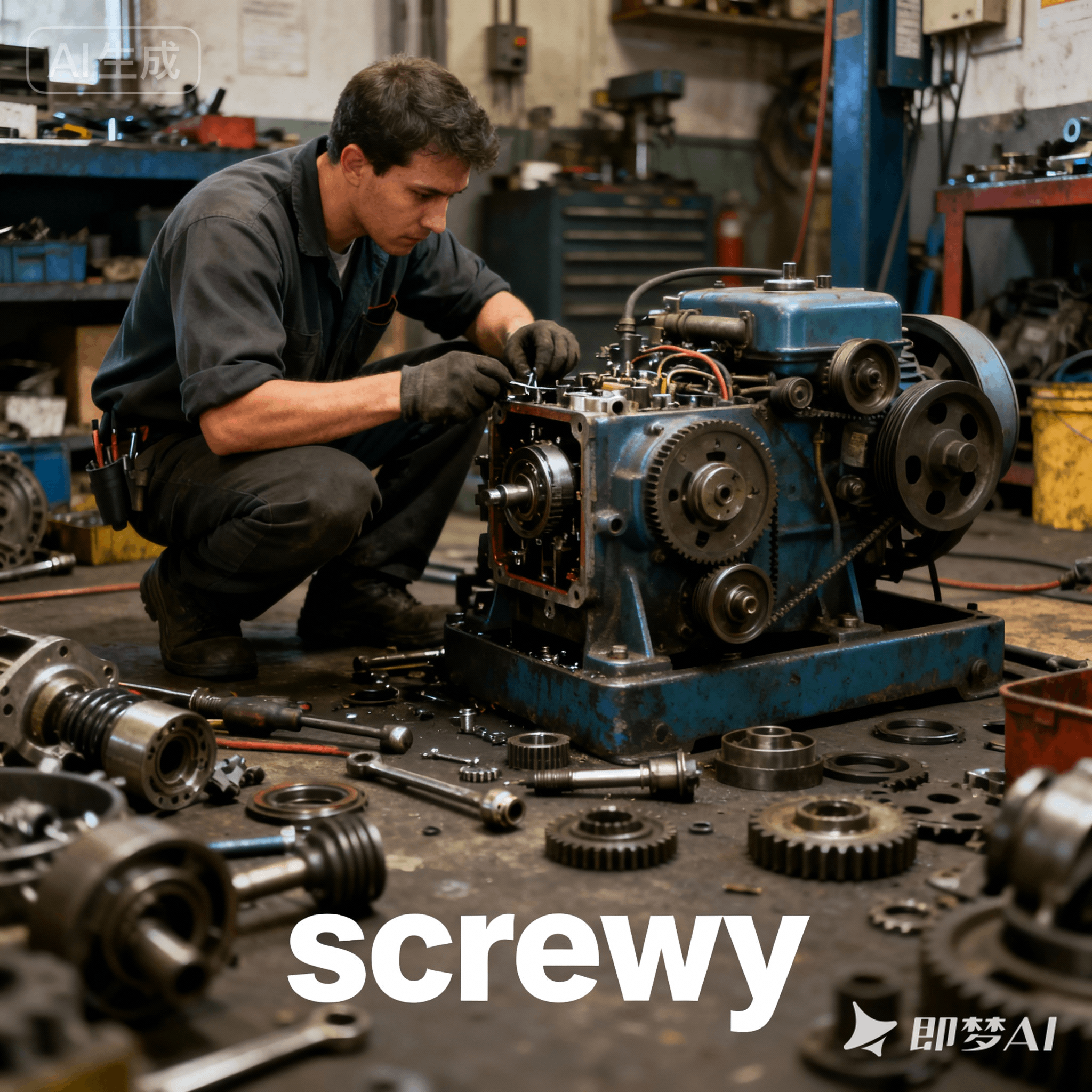 screwy是什么意思_screwy怎么读_音标'skru-i