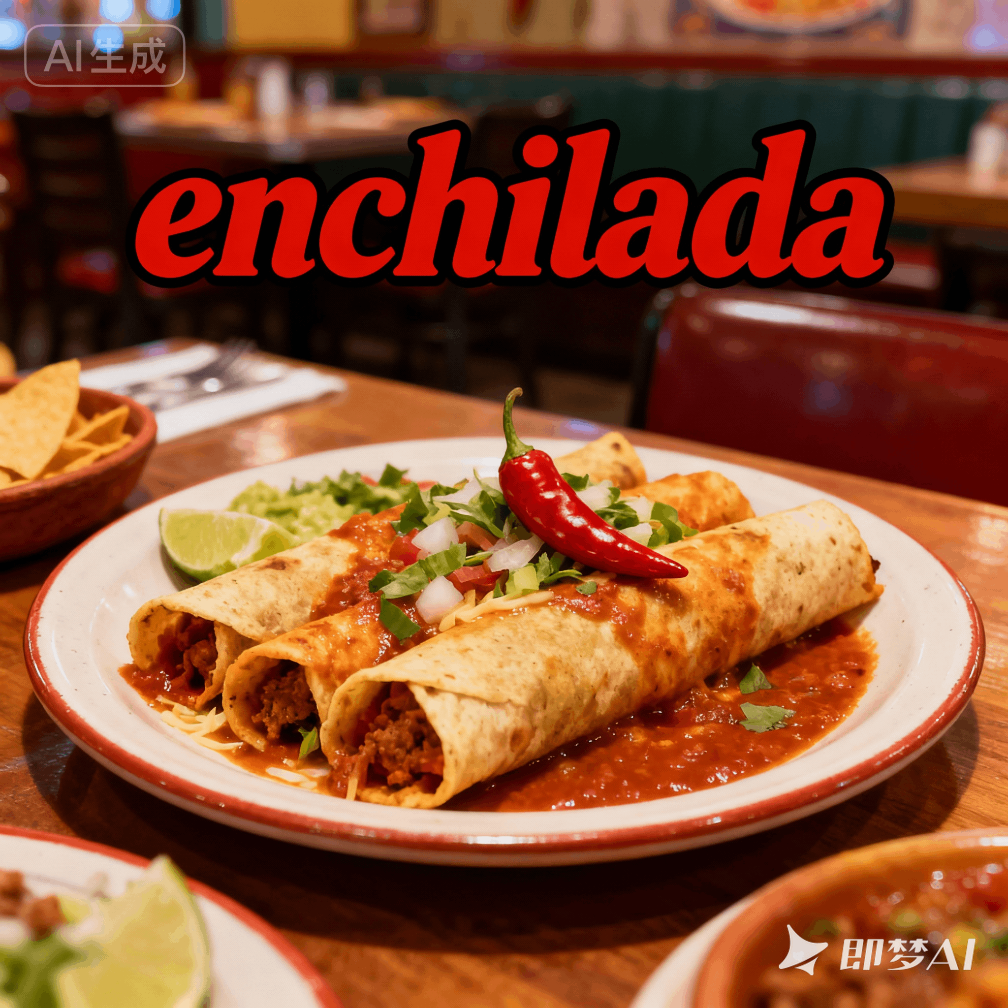 enchilada是什么意思_enchilada怎么读_音标ˌentʃɪˈlɑ-də