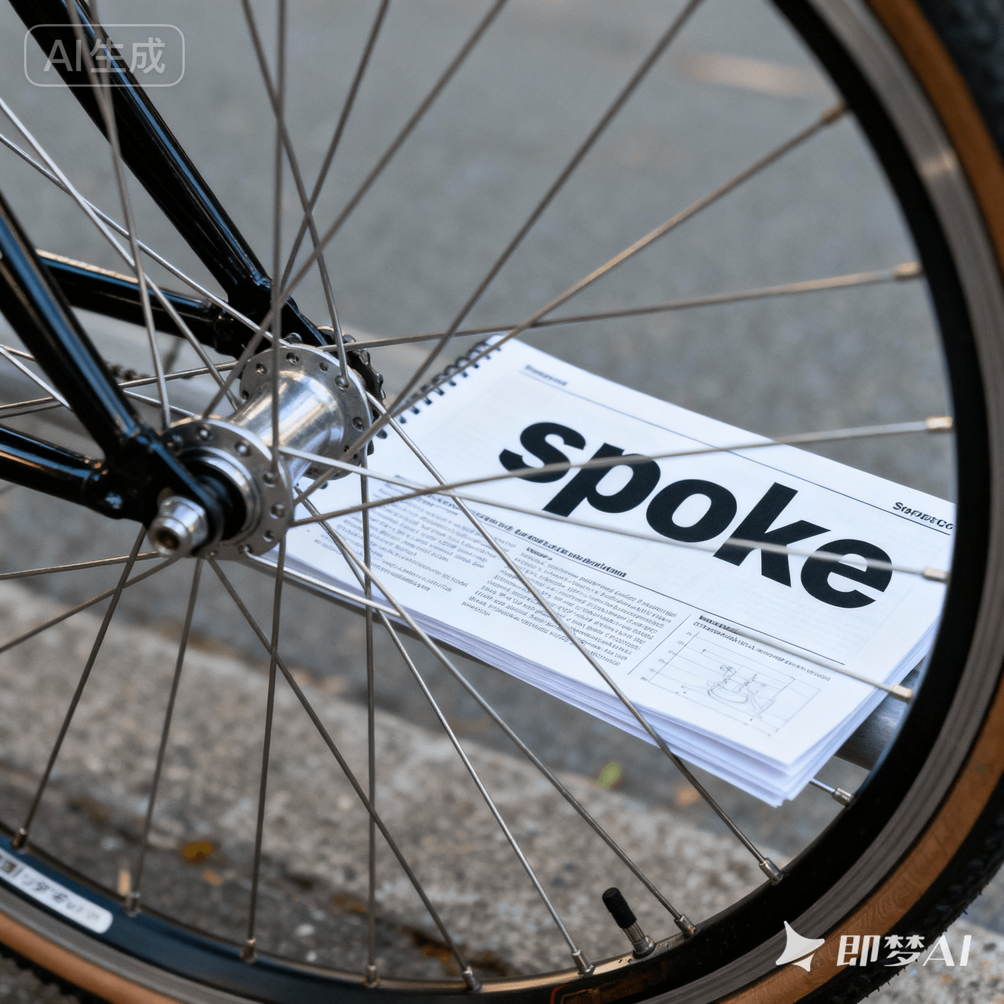 spoke是什么意思_spoke怎么读_音标spəʊk