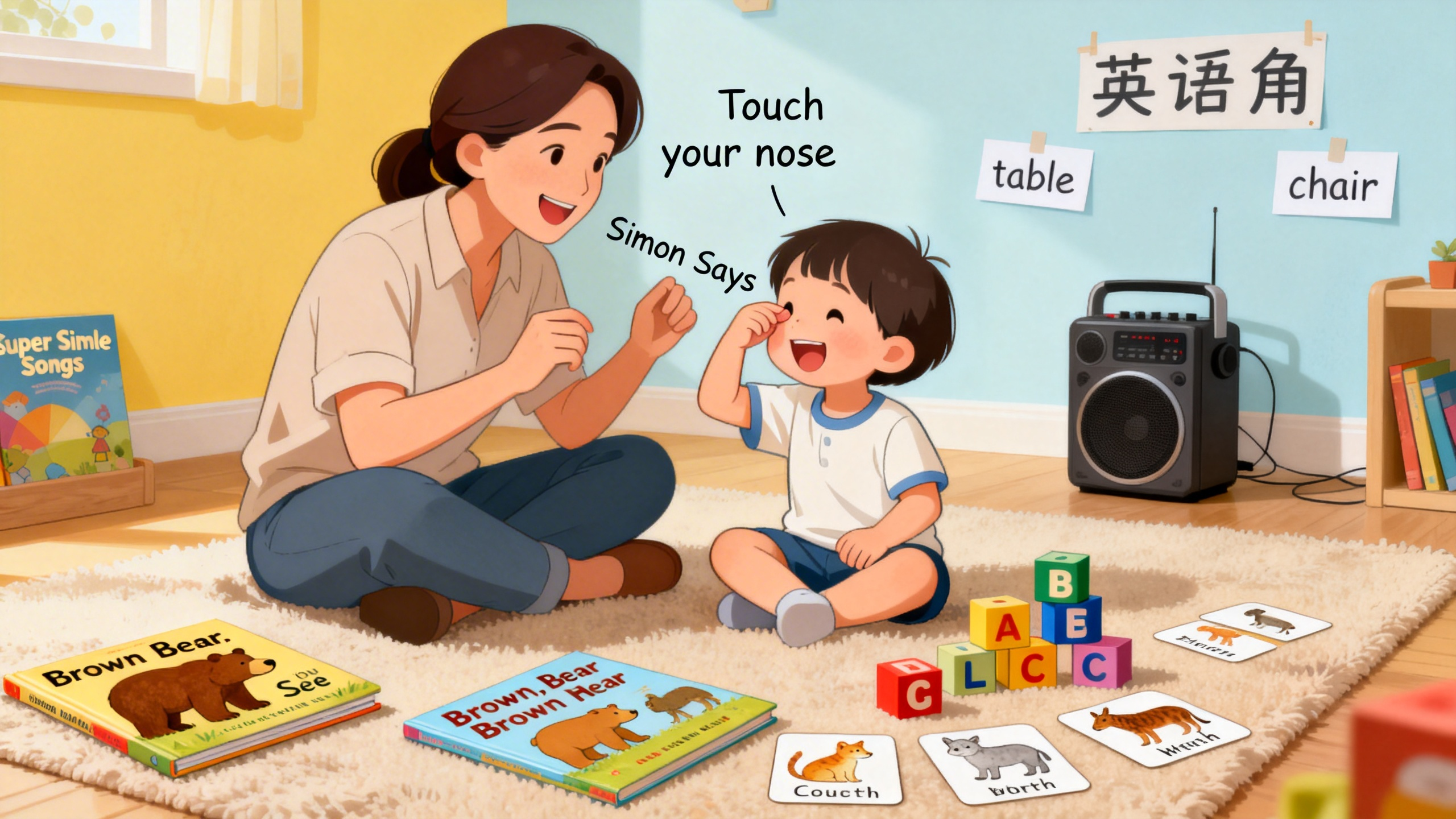 4岁宝宝如何学英语