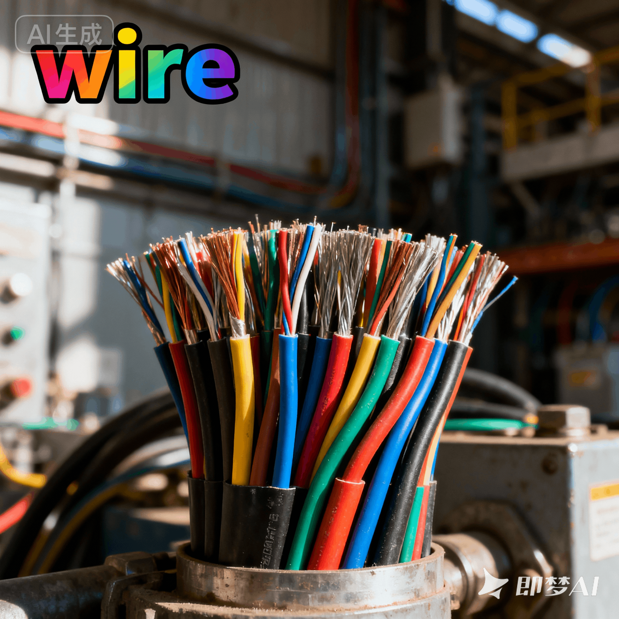 wire是什么意思_wire怎么读_音标'waɪə(r)