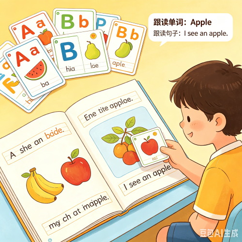 8岁孩子英语不会读怎么办呀