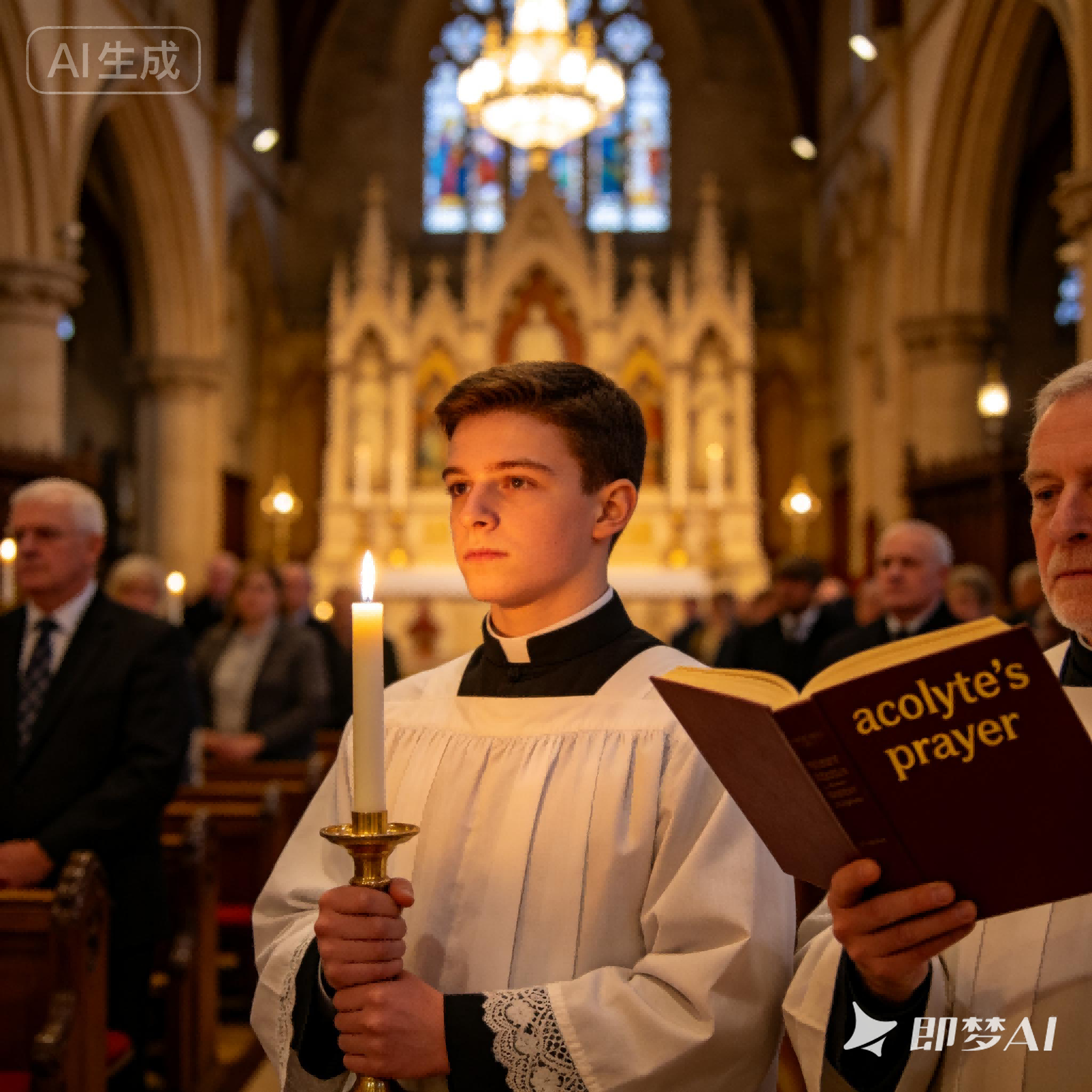 acolyte是什么意思_acolyte怎么读_音标ˈækəlaɪt