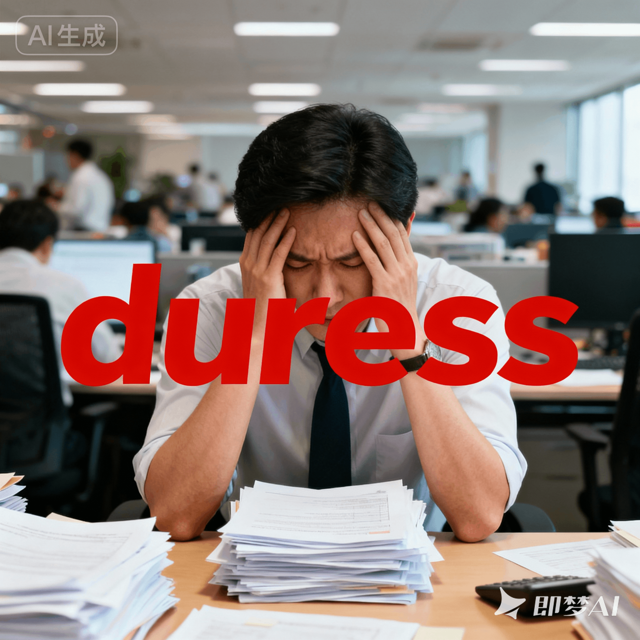 duress是什么意思_duress怎么读_音标djuˈres