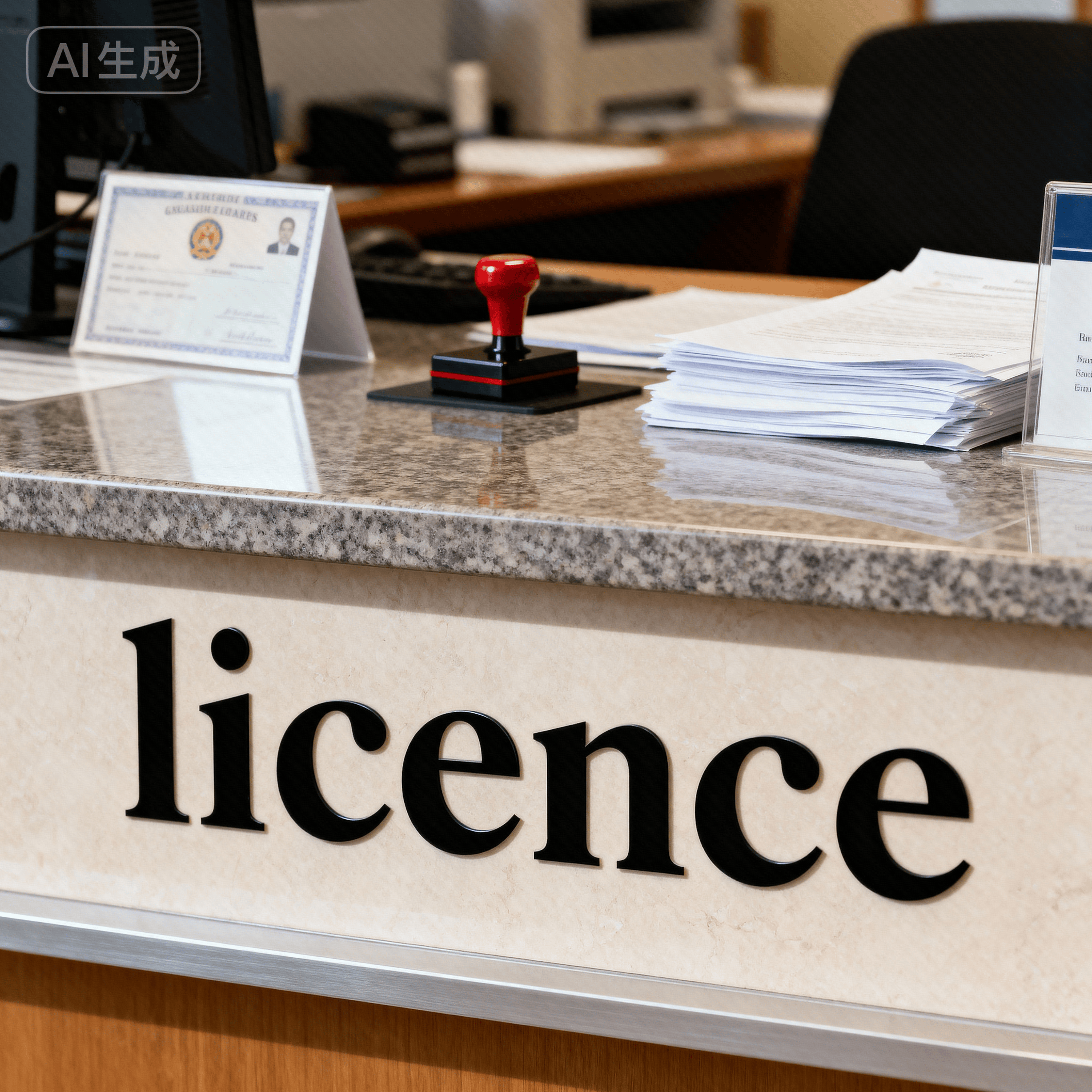 licence是什么意思_licence怎么读_音标ˈlaɪsns