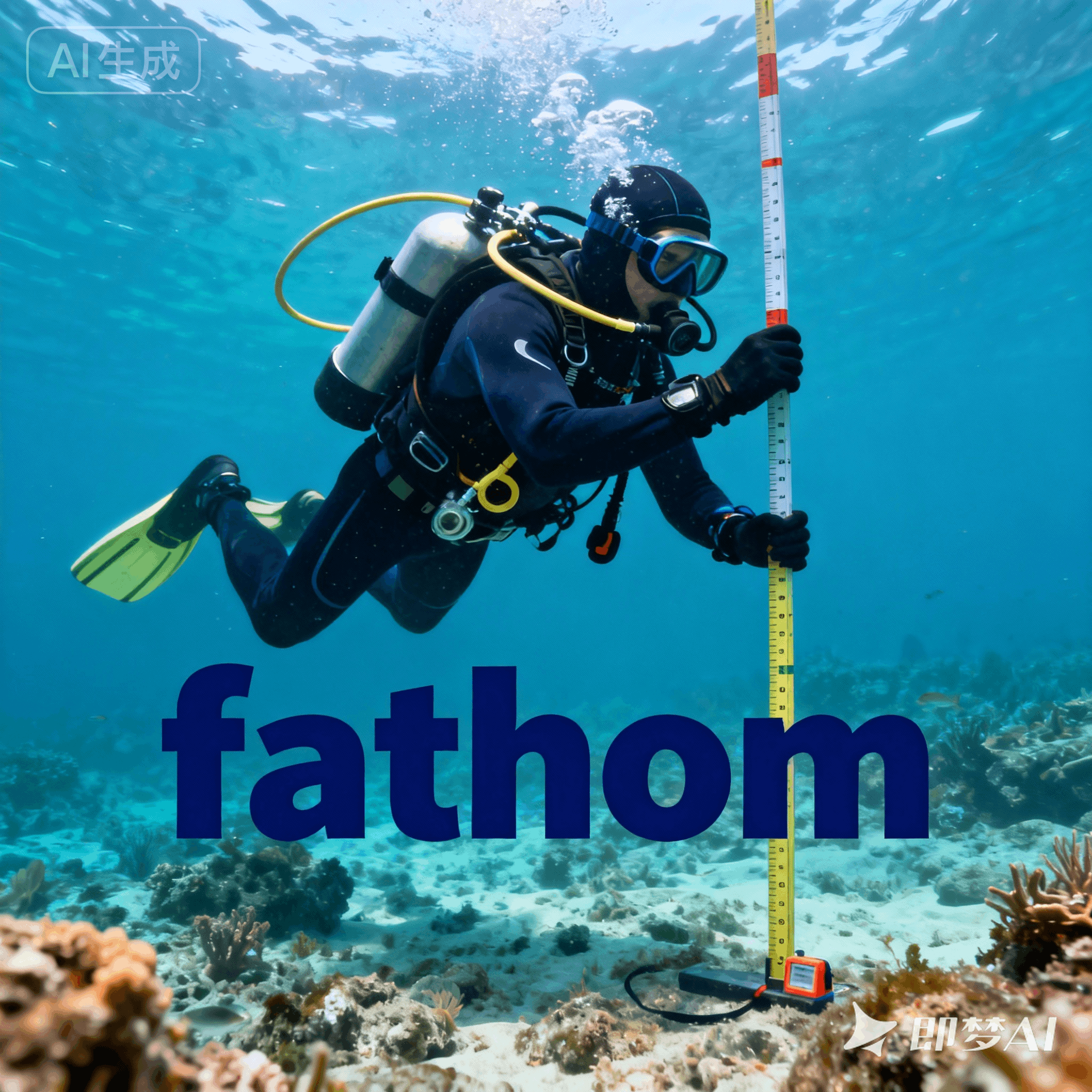 fathom是什么意思_fathom怎么读_音标ˈfæðəm