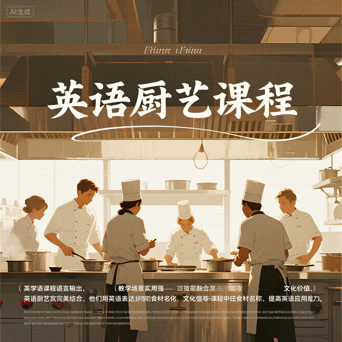 英语厨艺课程的语言输出如何？
