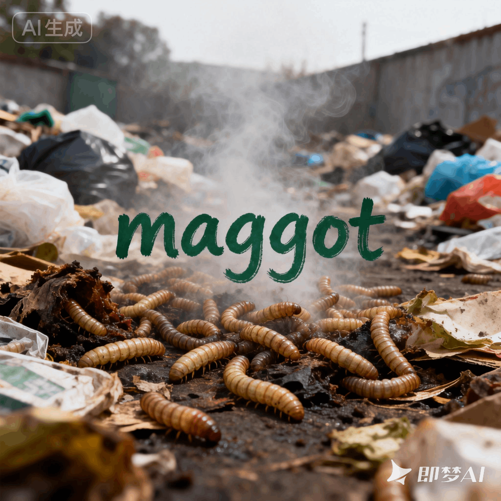 maggot是什么意思_maggot怎么读_音标ˈmægət