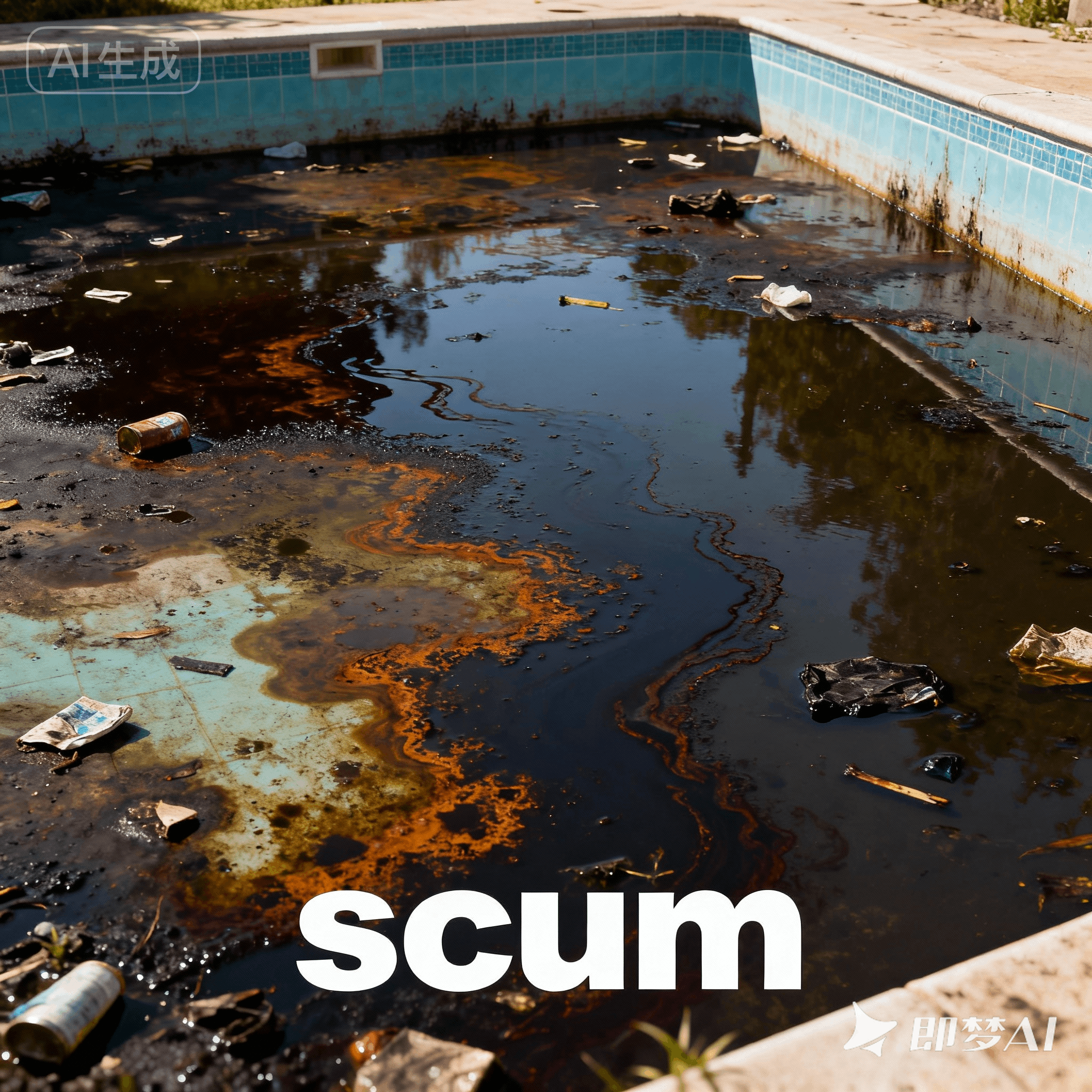 scum是什么意思_scum怎么读_音标skʌm