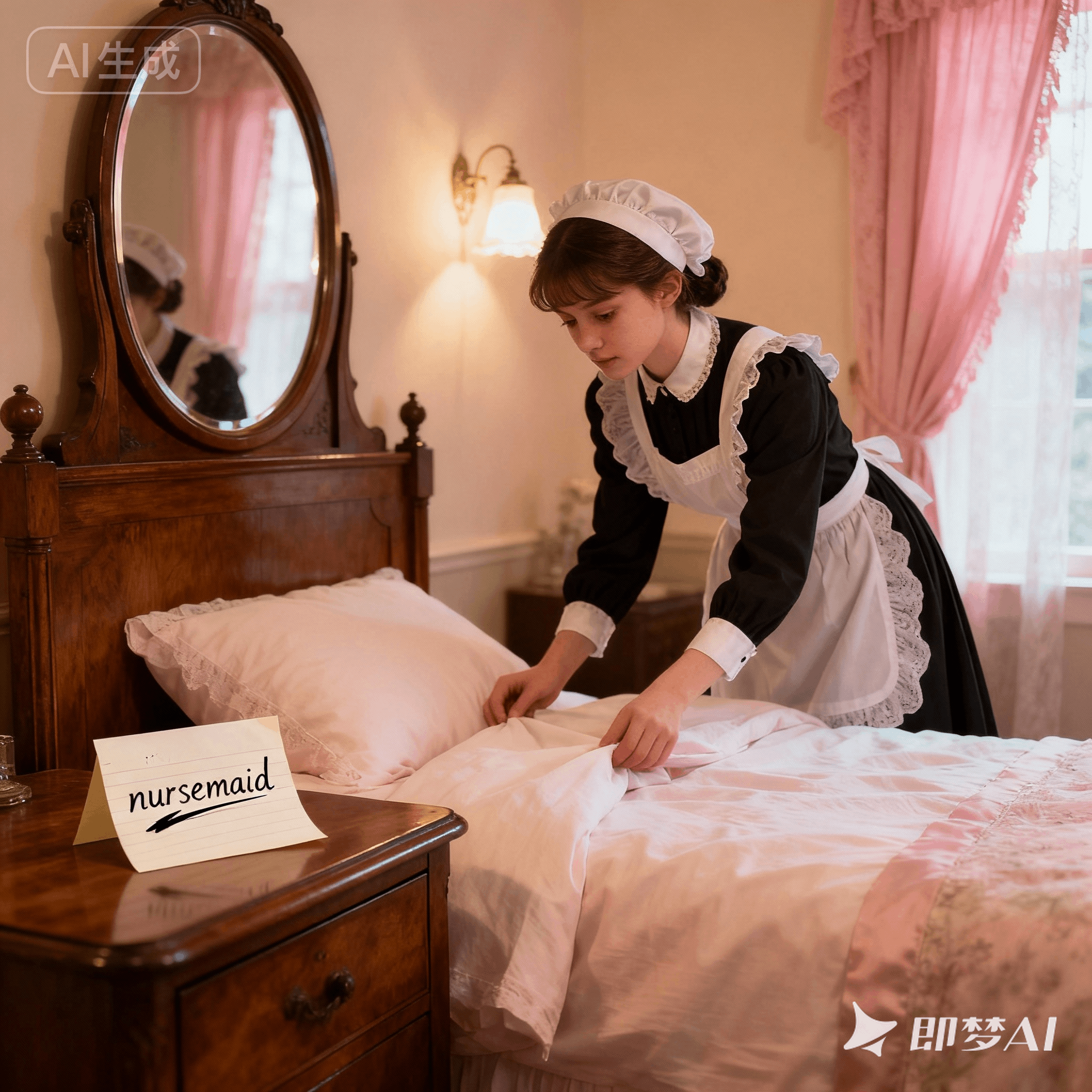 nursemaid是什么意思_nursemaid怎么读_音标ˈnɜ-sˌmeɪd