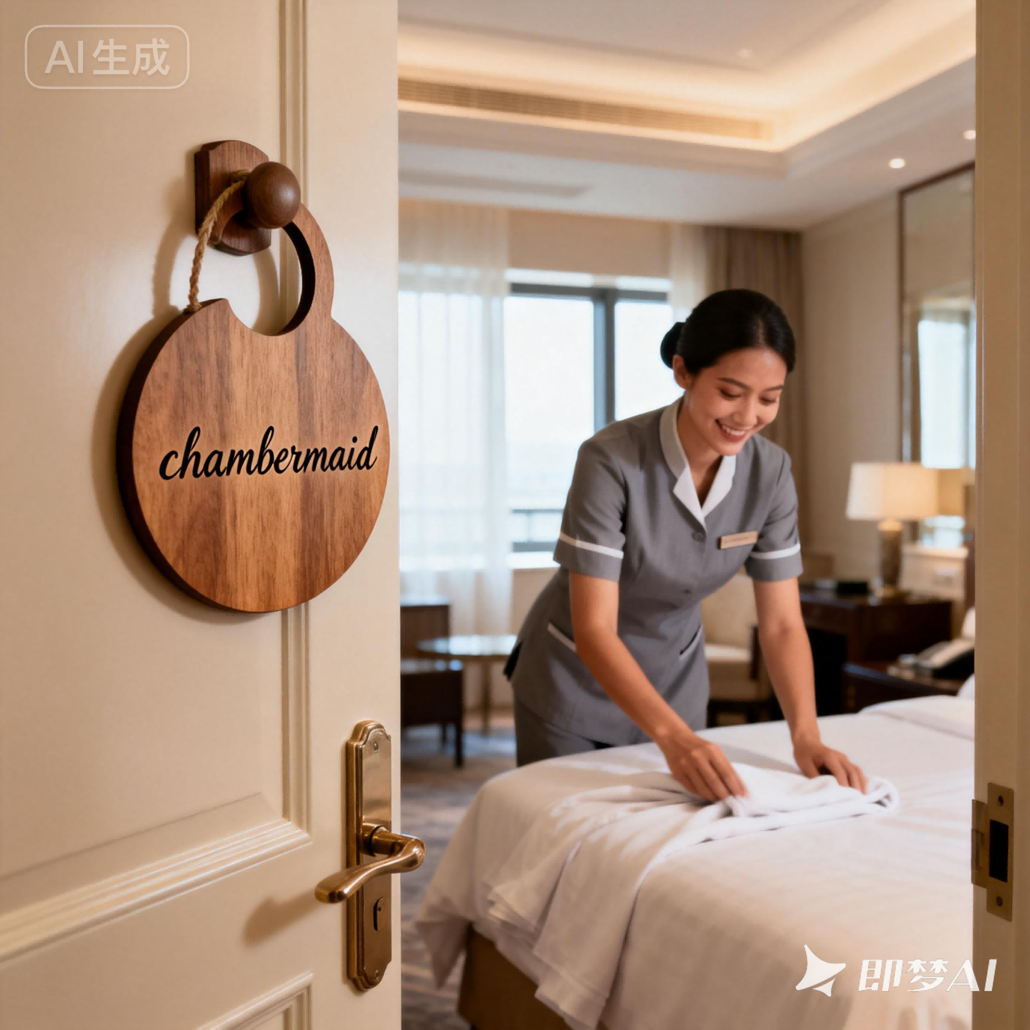 chambermaid是什么意思_chambermaid怎么读_音标ˈtʃeɪmbəmeɪd