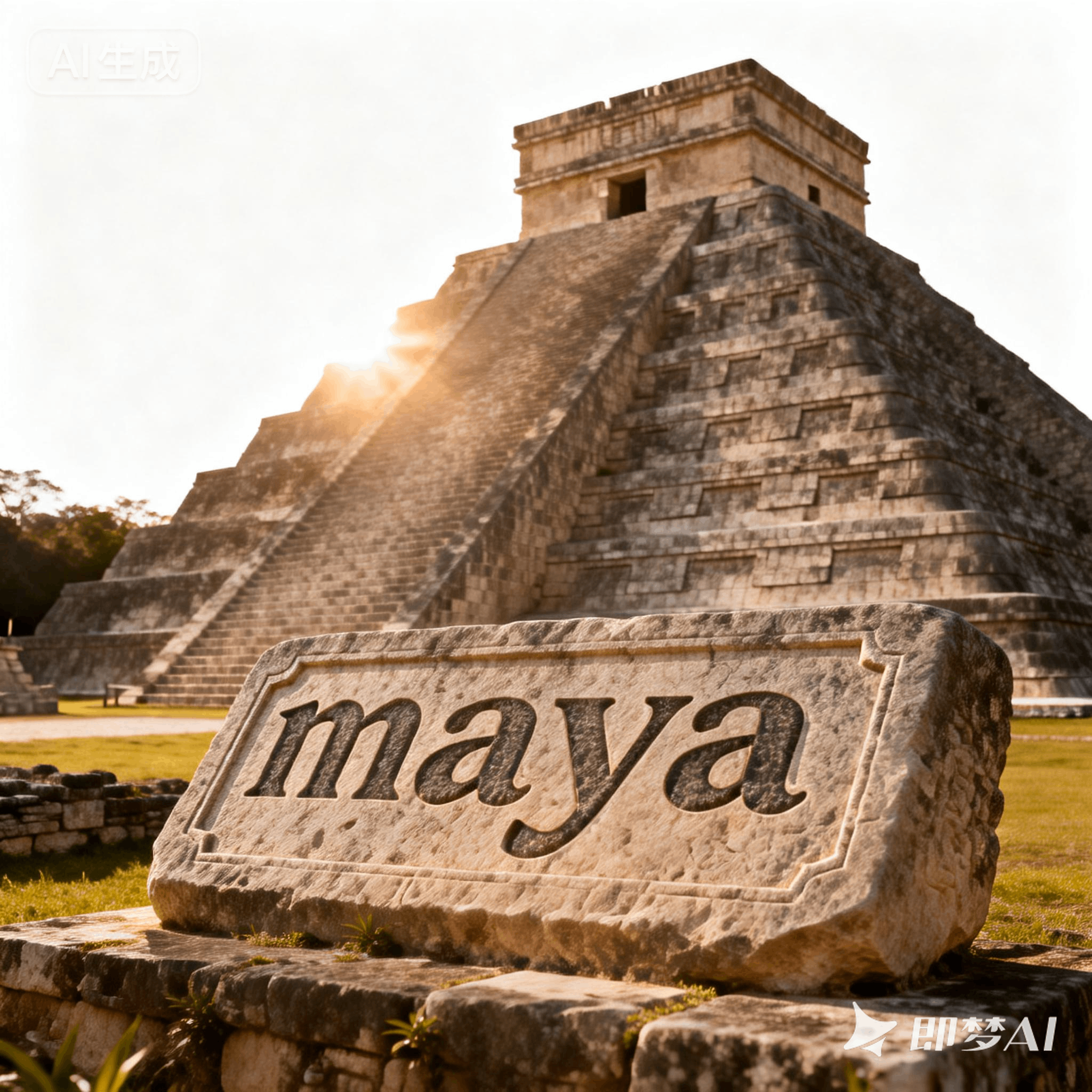 Maya是什么意思_Maya怎么读_音标'mɑ-jә