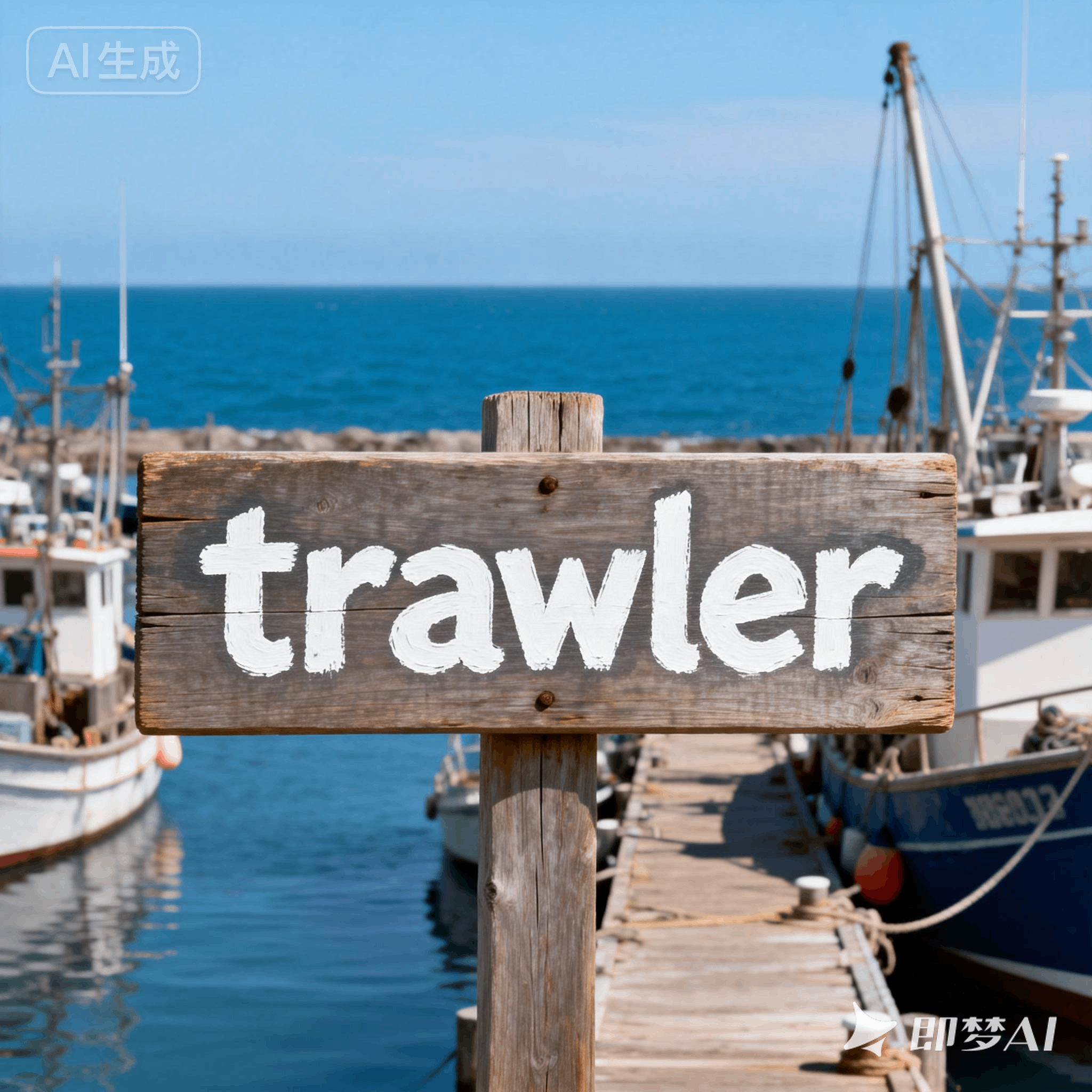 trawler是什么意思_trawler怎么读_音标ˈtrɔ-lə(r)