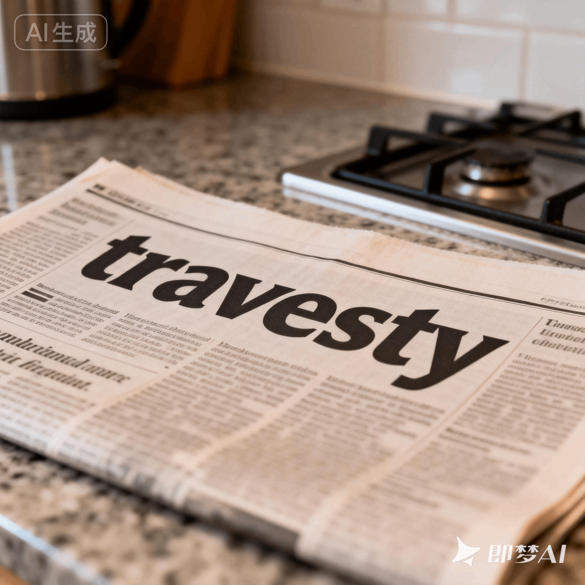 travesty是什么意思_travesty怎么读_音标'trævəstɪ