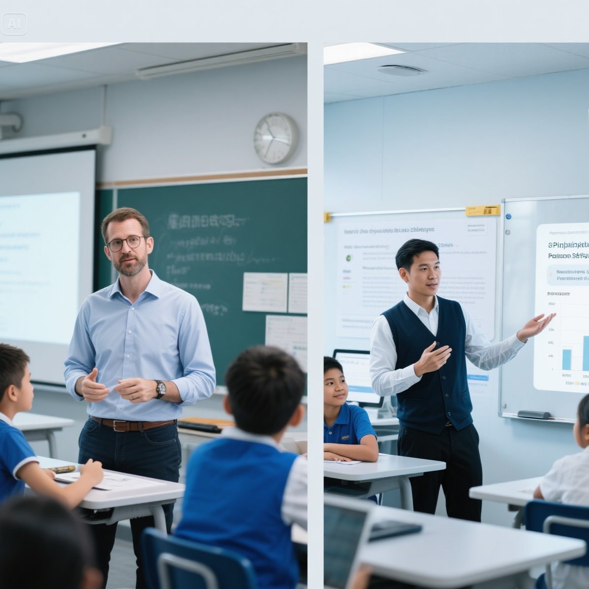 北美外教和菲律宾外教在教学？