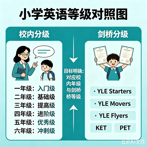 小学英语等级有几级