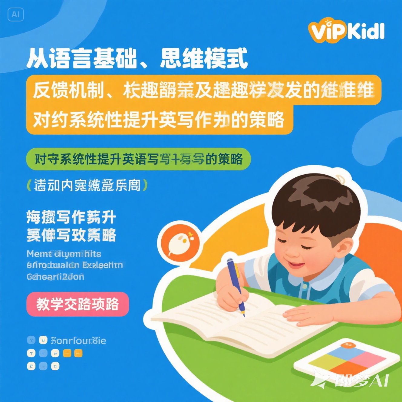提高孩子英语写作水平的策略？
