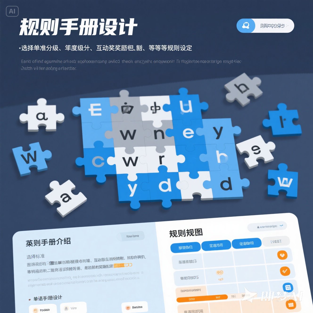制作英语单词拼图的规则设定？