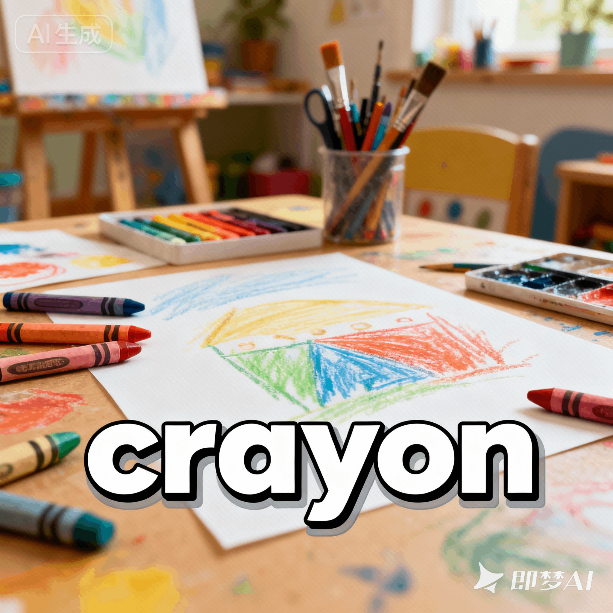 crayon是什么意思_crayon怎么读_音标'kreɪən