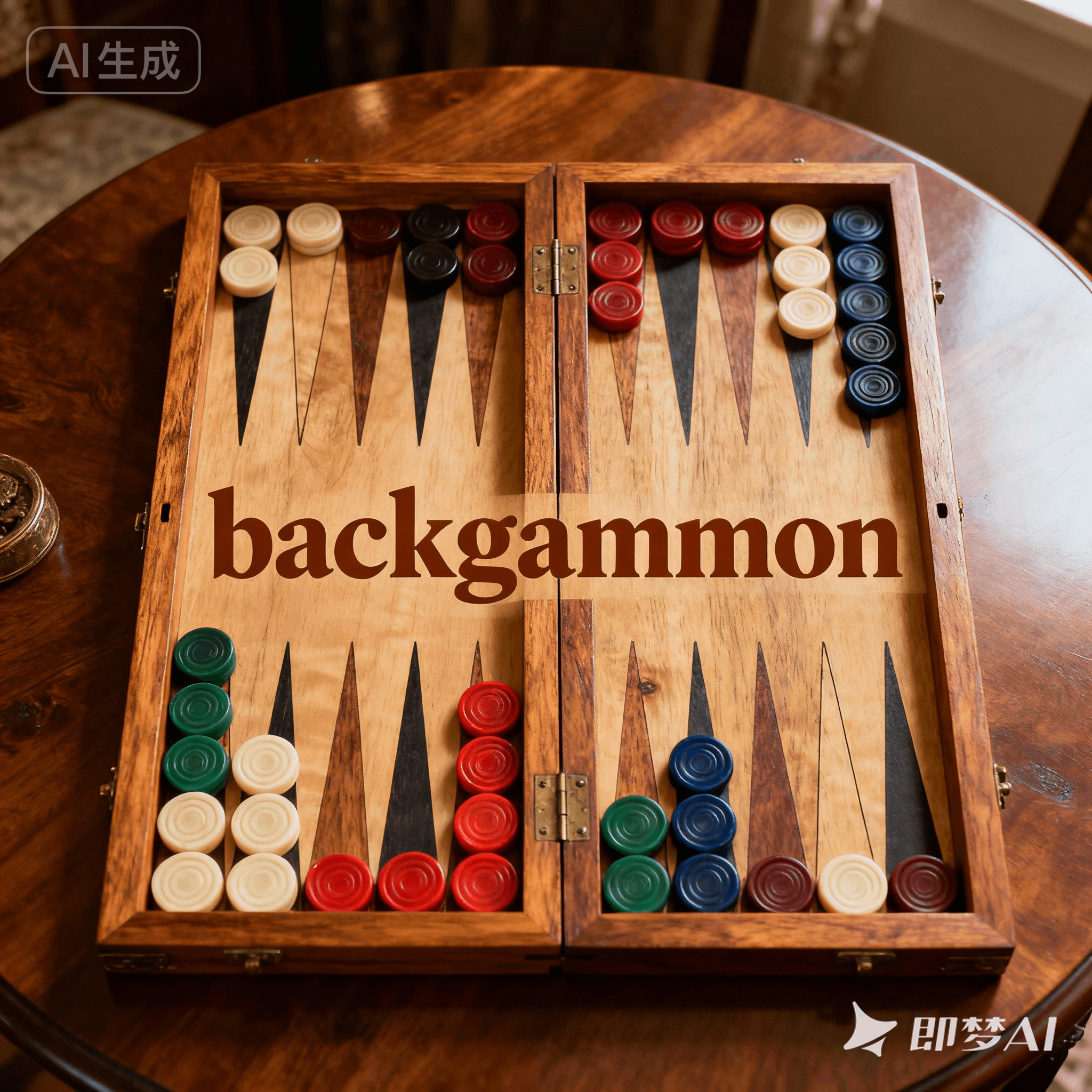 backgammon是什么意思_backgammon怎么读_音标ˈbækgæmən