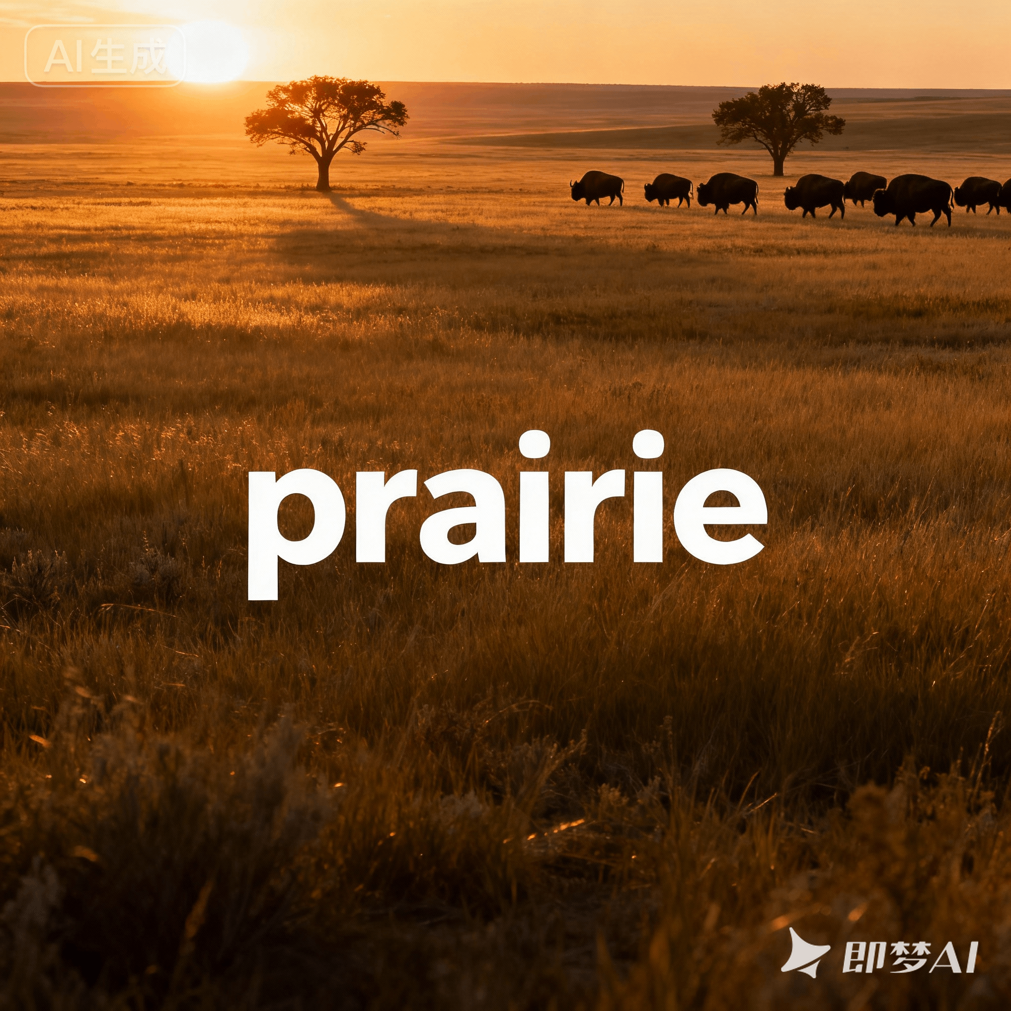 prairie是什么意思_prairie怎么读_音标ˈpreərɪ