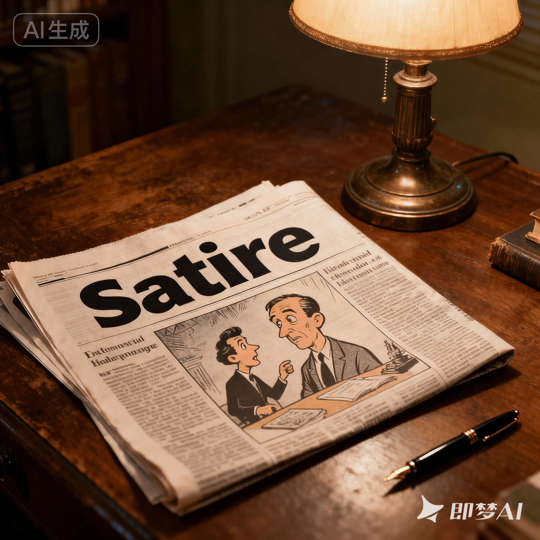 satire是什么意思_satire怎么读_音标'sætaɪə(r)