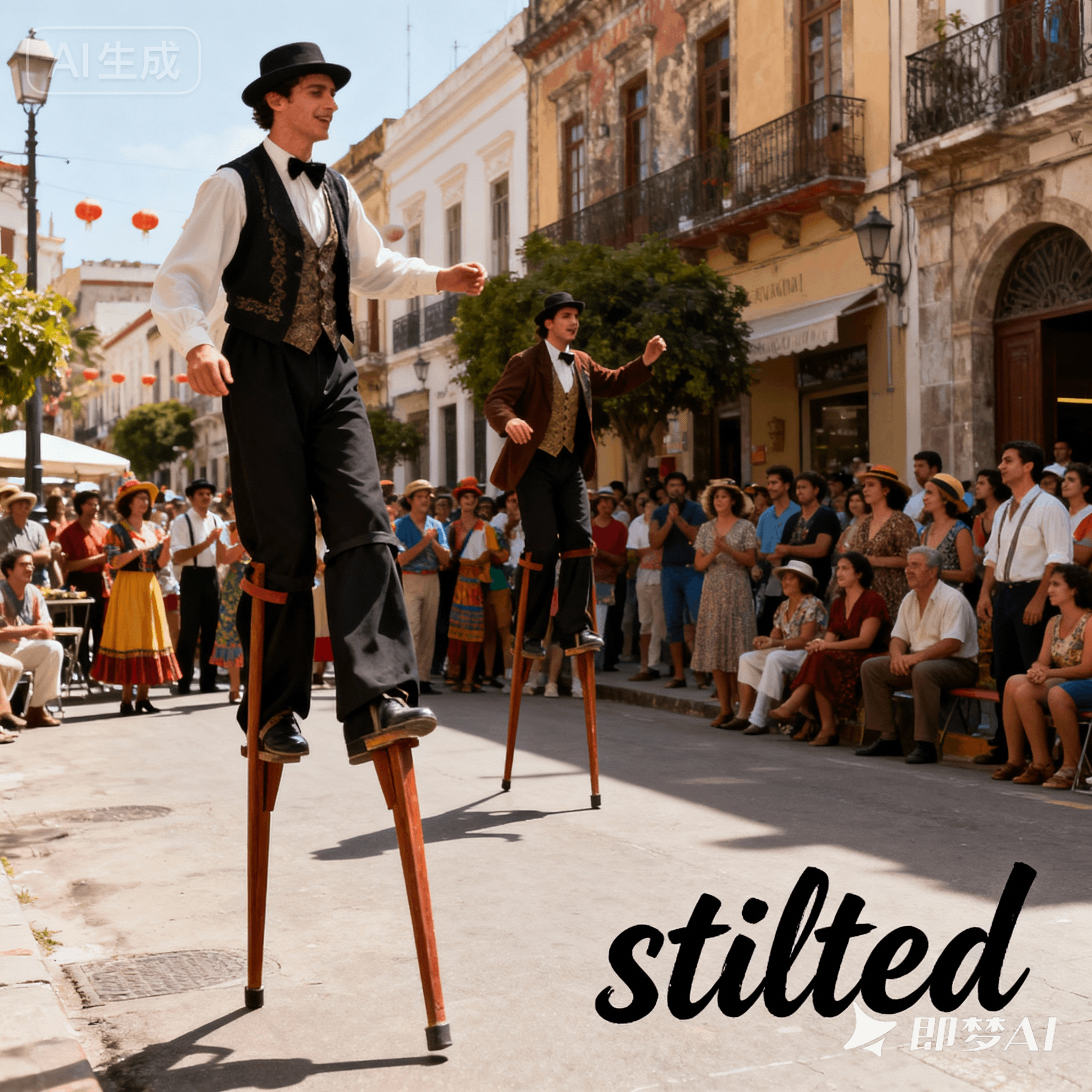 stilted是什么意思_stilted怎么读_音标ˈstɪltɪd