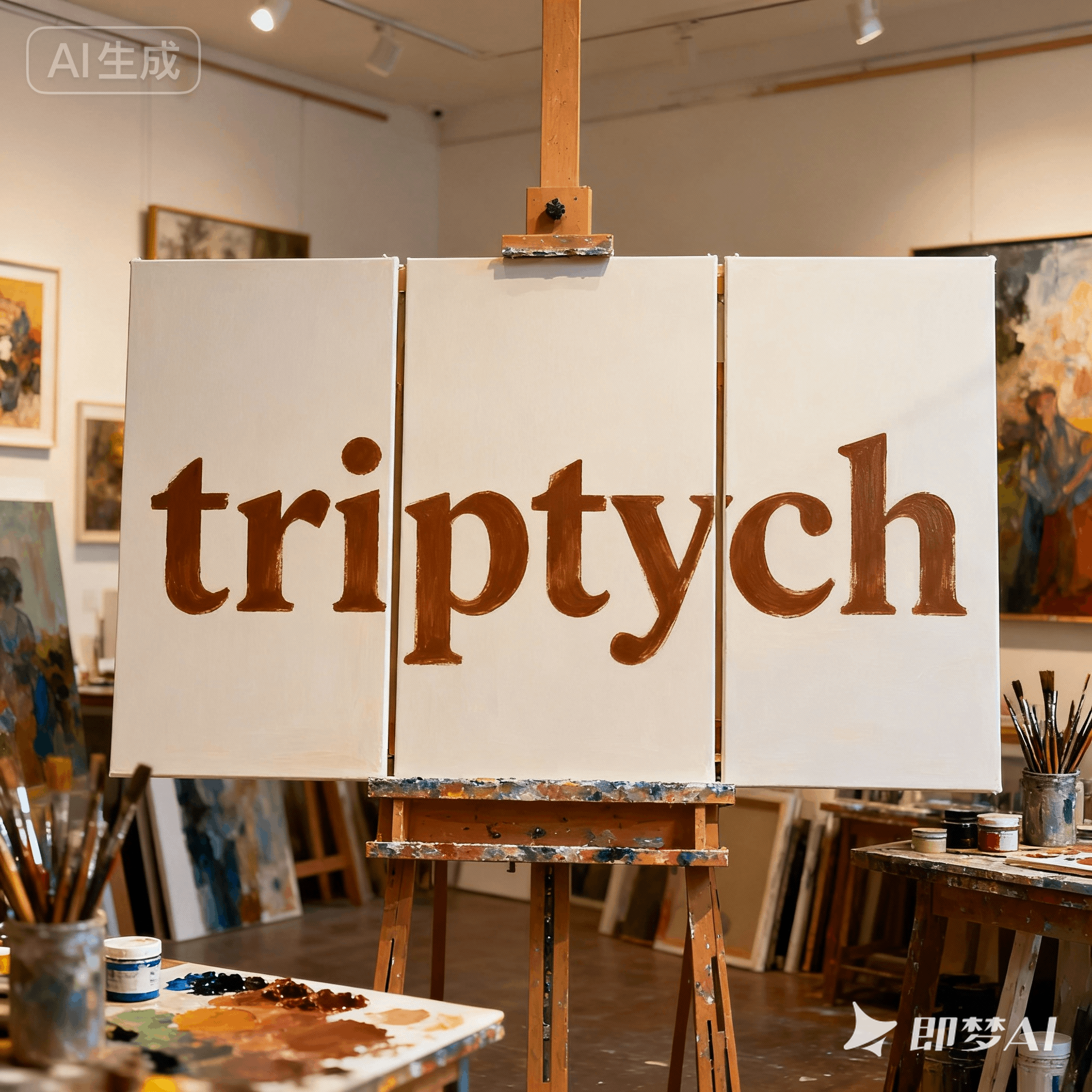 triptych是什么意思_triptych怎么读_音标ˈtrɪptɪk