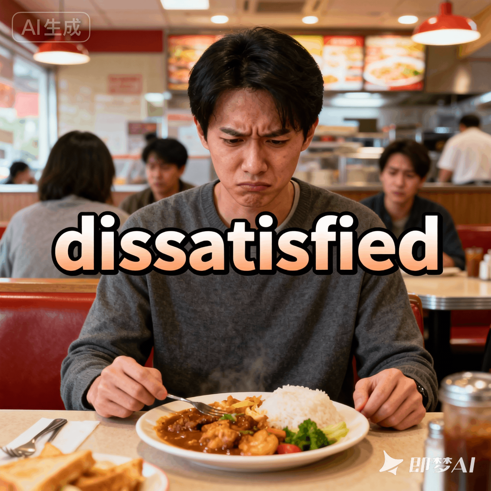 dissatisfied是什么意思_dissatisfied怎么读_音标dɪsˈsætɪsfaɪd