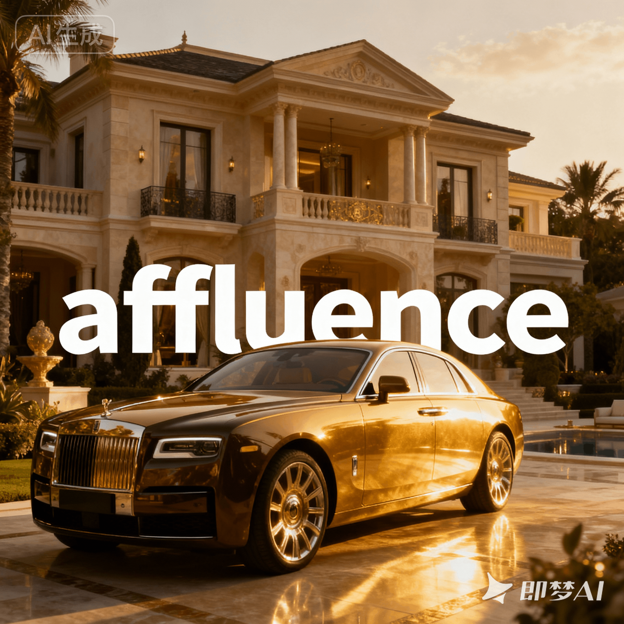 affluence是什么意思_affluence怎么读_音标'æflʊəns