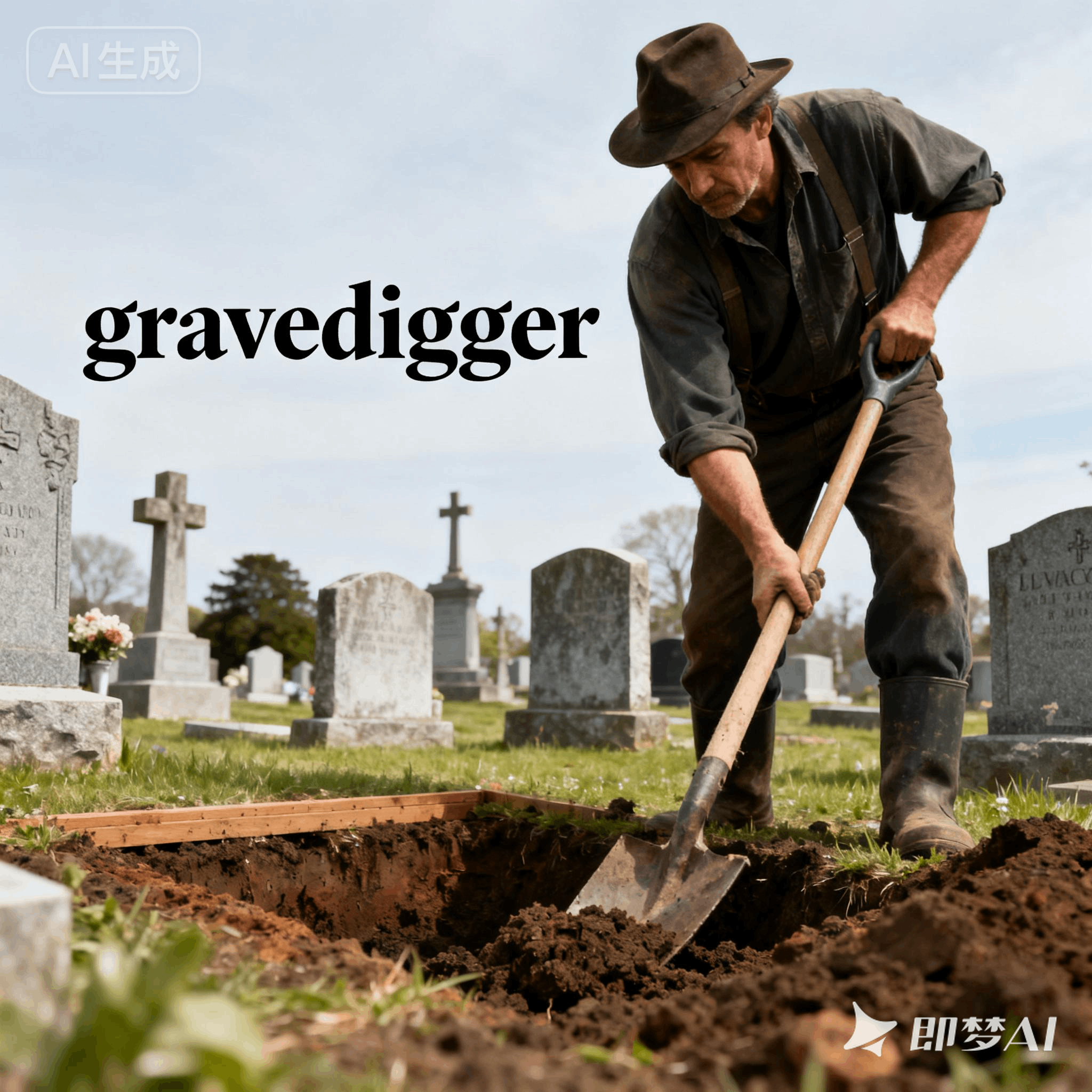 gravedigger是什么意思_gravedigger怎么读_音标ˈgreɪvdɪgə(r)