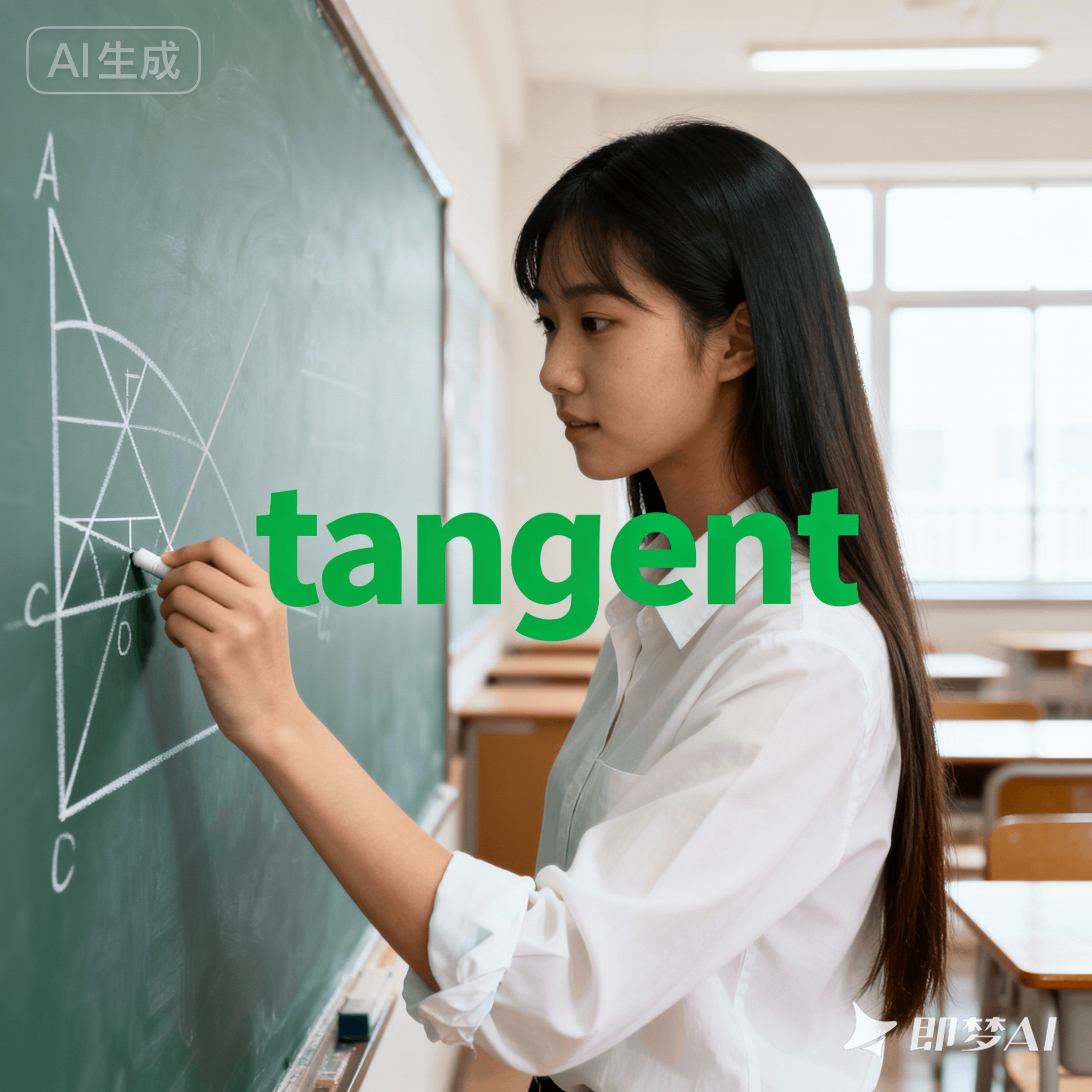 tangent是什么意思_tangent怎么读_音标ˈtændʒənt