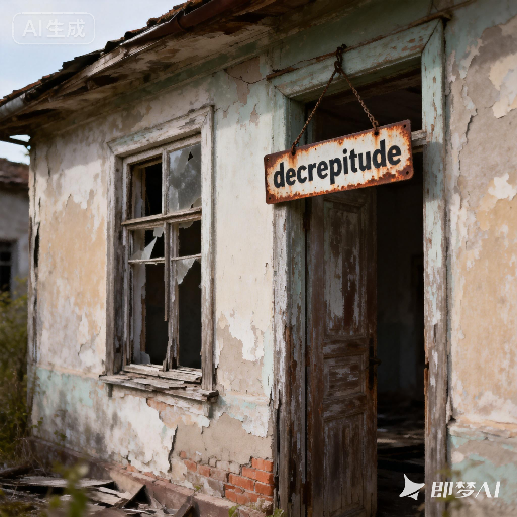 decrepitude是什么意思_decrepitude怎么读_音标di'krepitju-d
