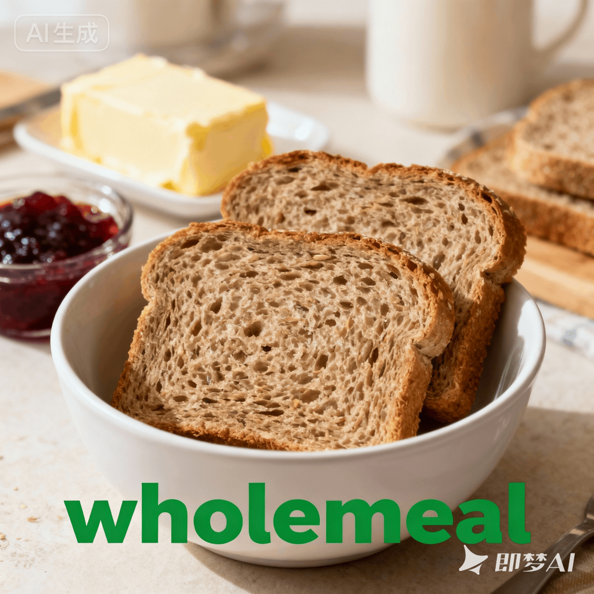 wholemeal是什么意思_wholemeal怎么读_音标ˈhəʊlmi-l