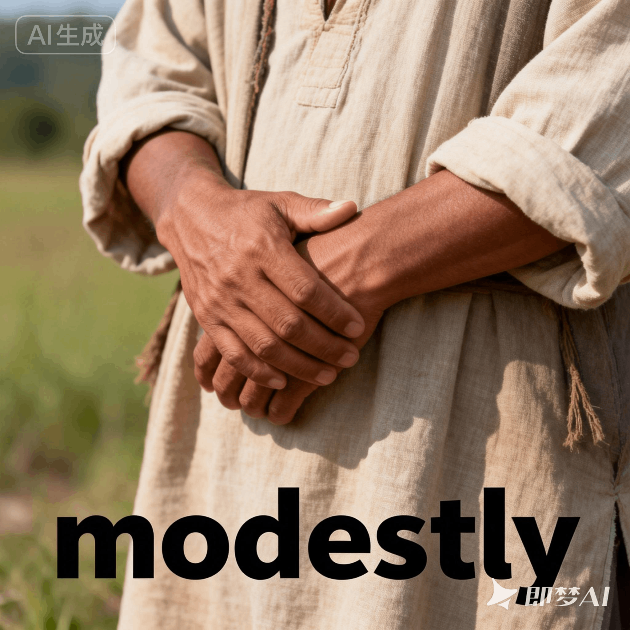 modestly是什么意思_modestly怎么读_音标'mɒdɪstlɪ